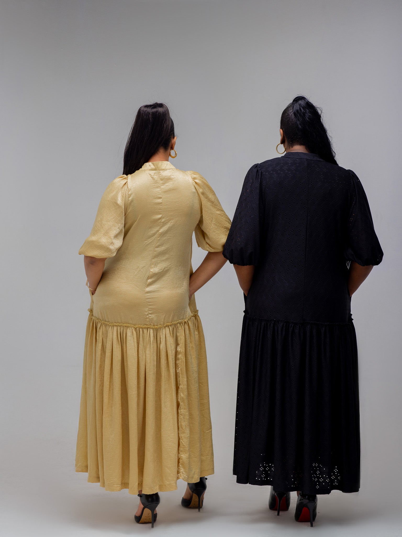 BLACK KNIT MAXI NOLAN DRESS