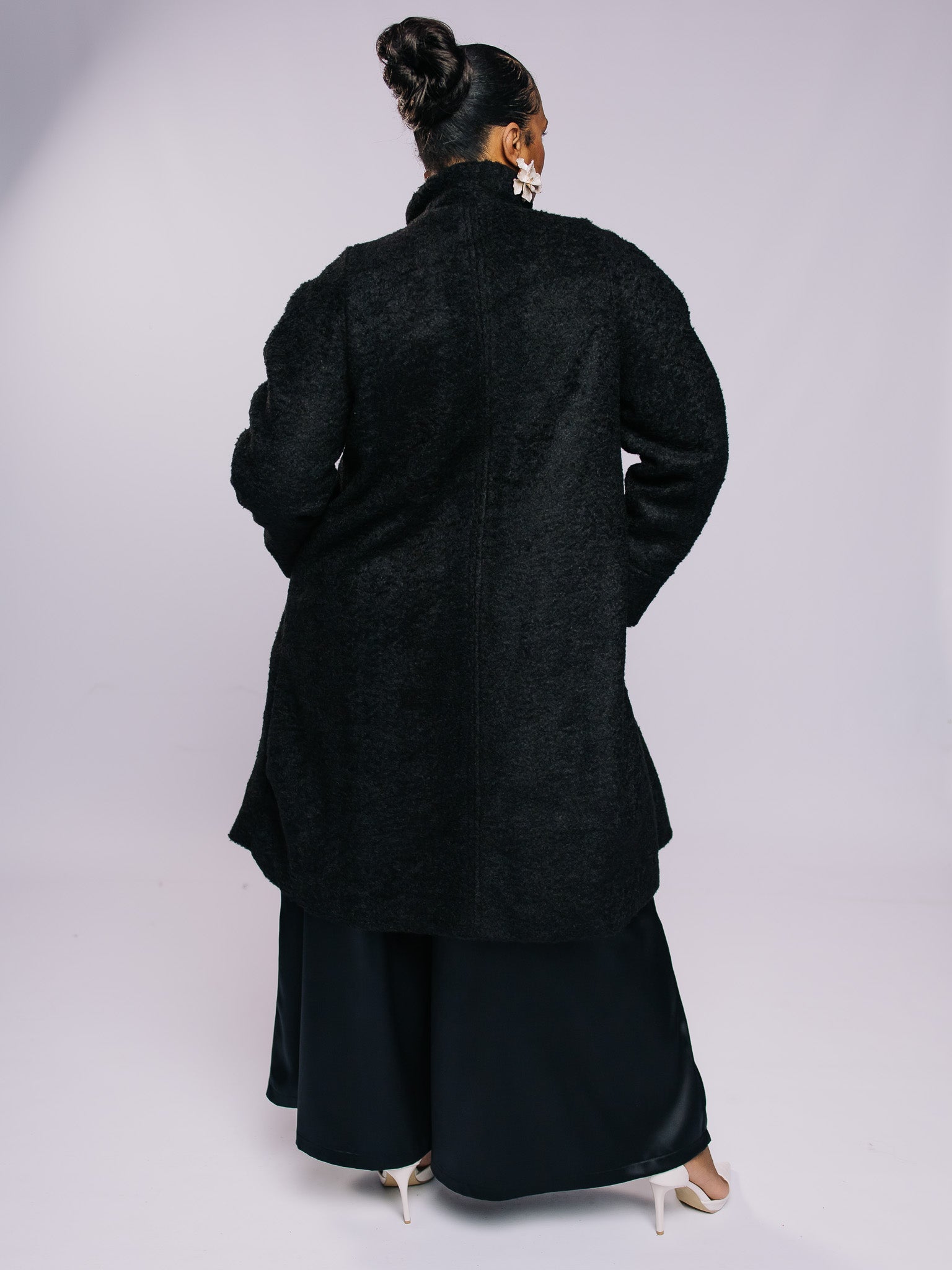 Black Yasmin Coat FR1154