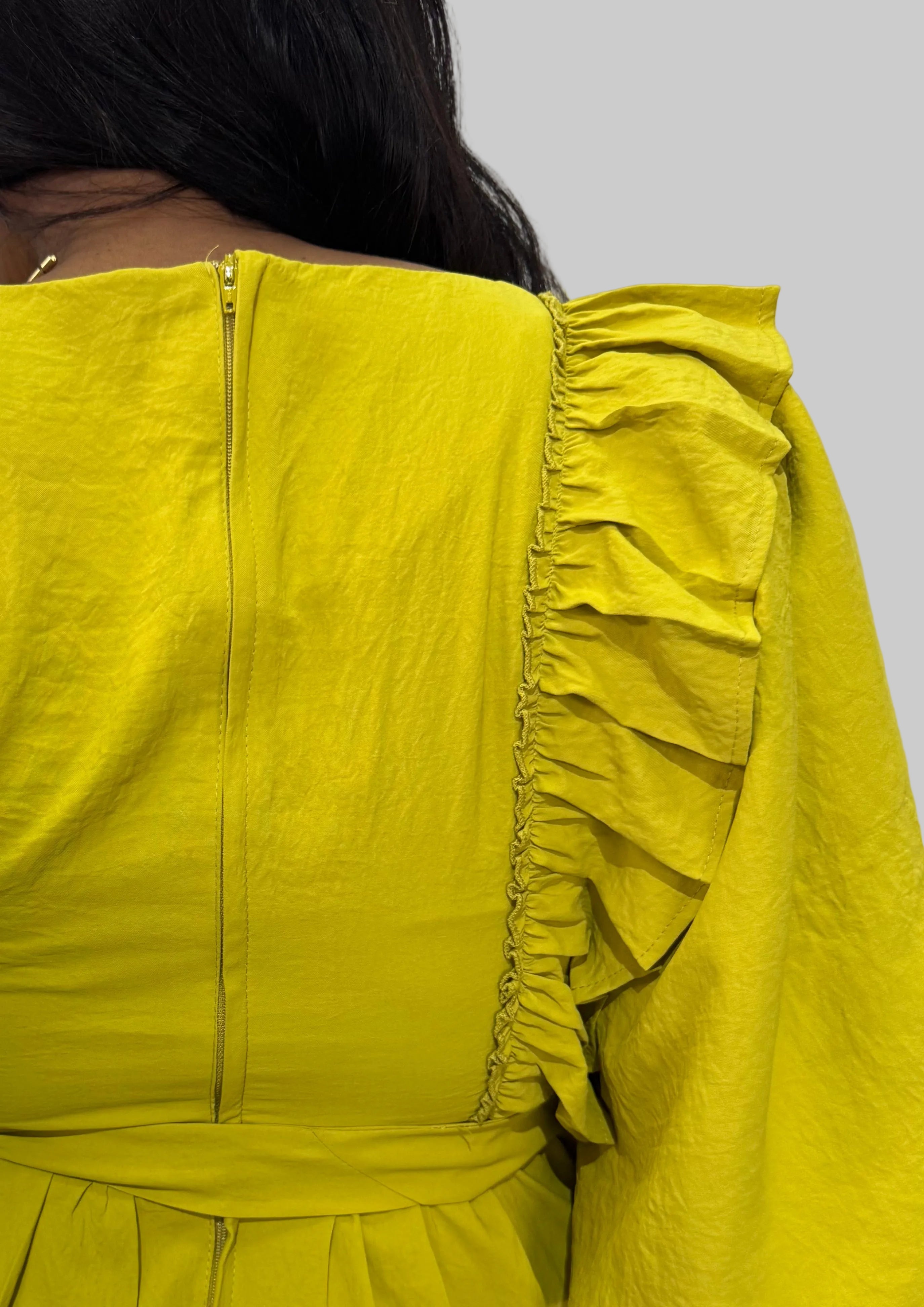 FR1071 LIME NYOTA DRESS