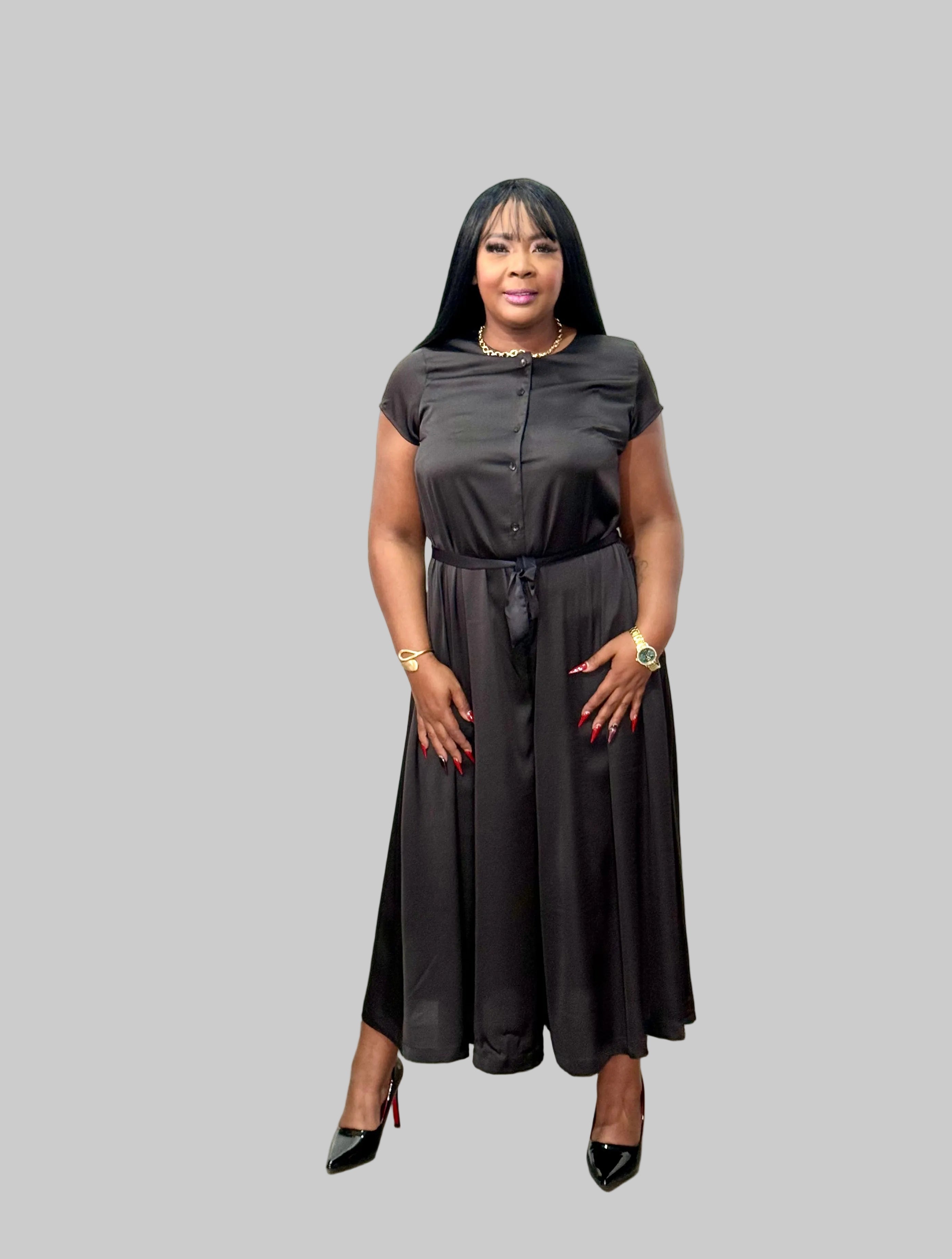 FR1086 BLACK JUMPSUIT