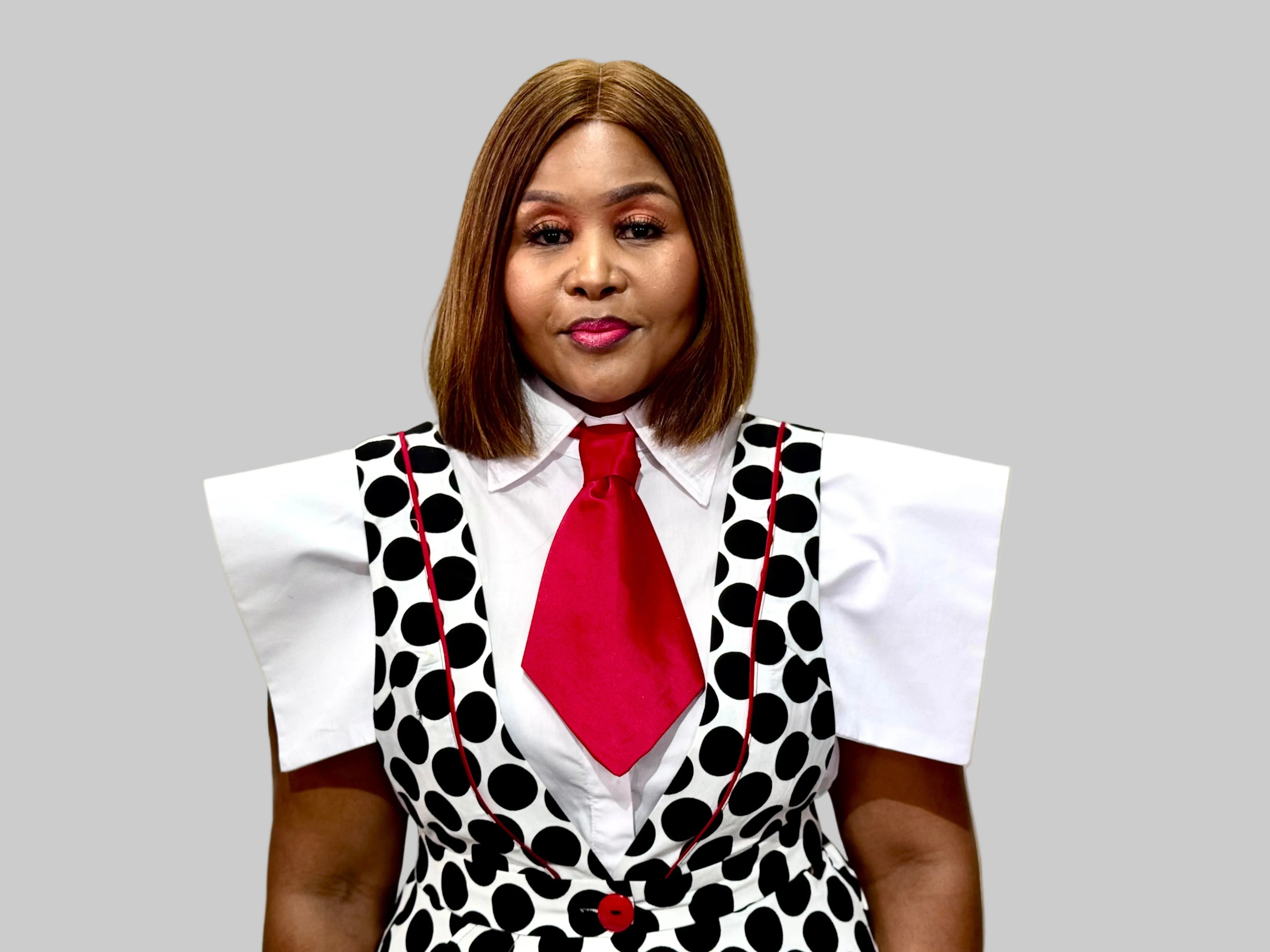 FR1093 WHITE TOP AND RED TIE