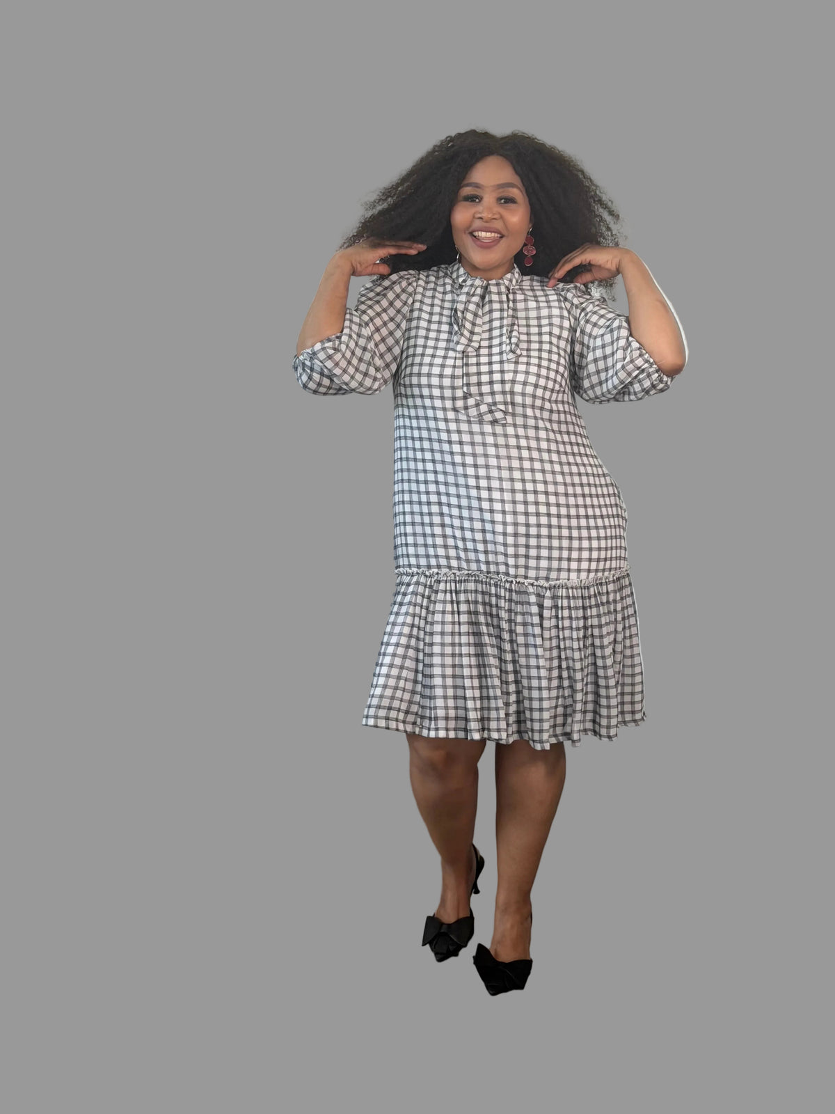 White/Black mini gridi nolan FR1203