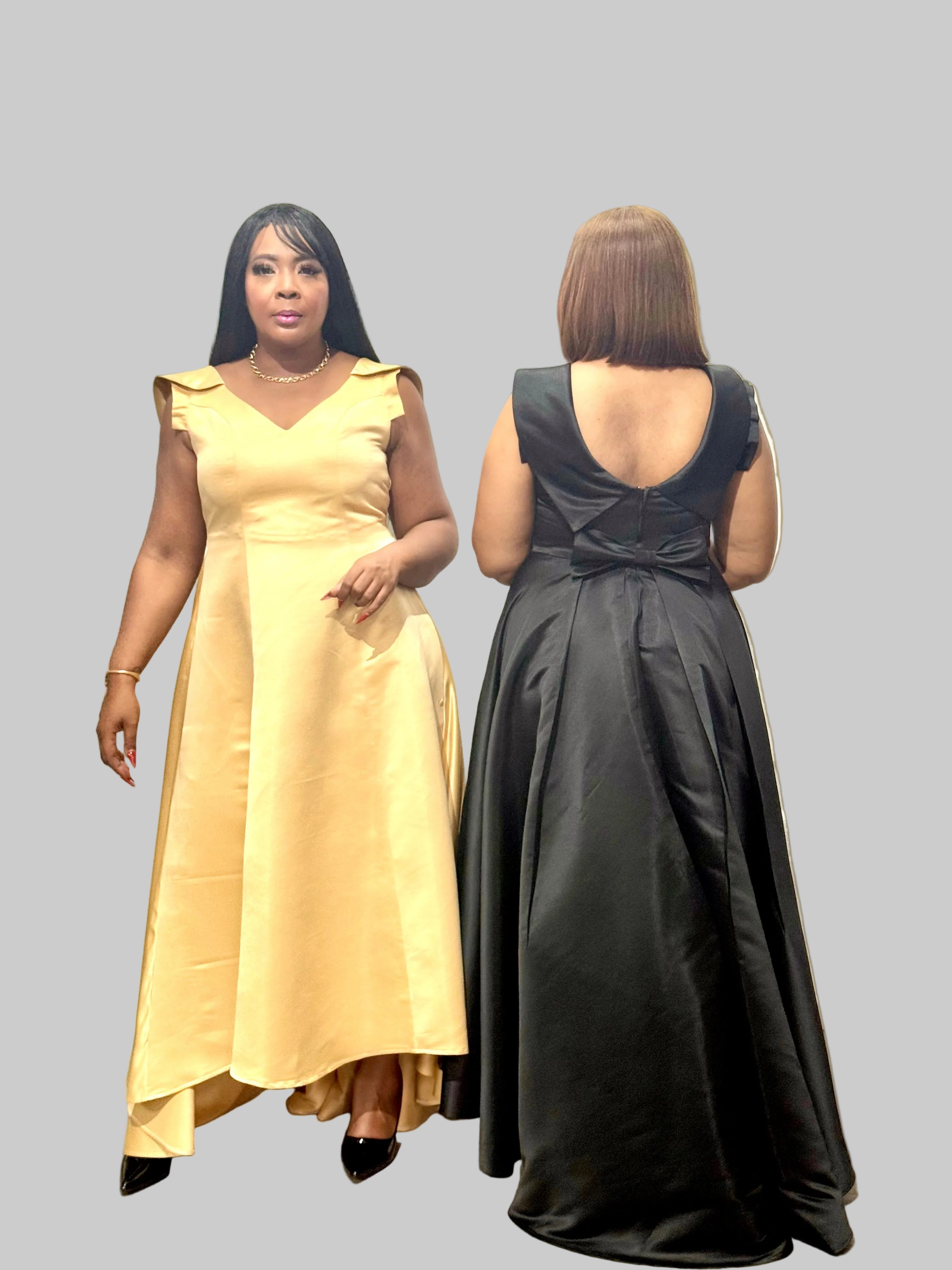 BLACK or GOLD CLASSIC MAXI DRESS