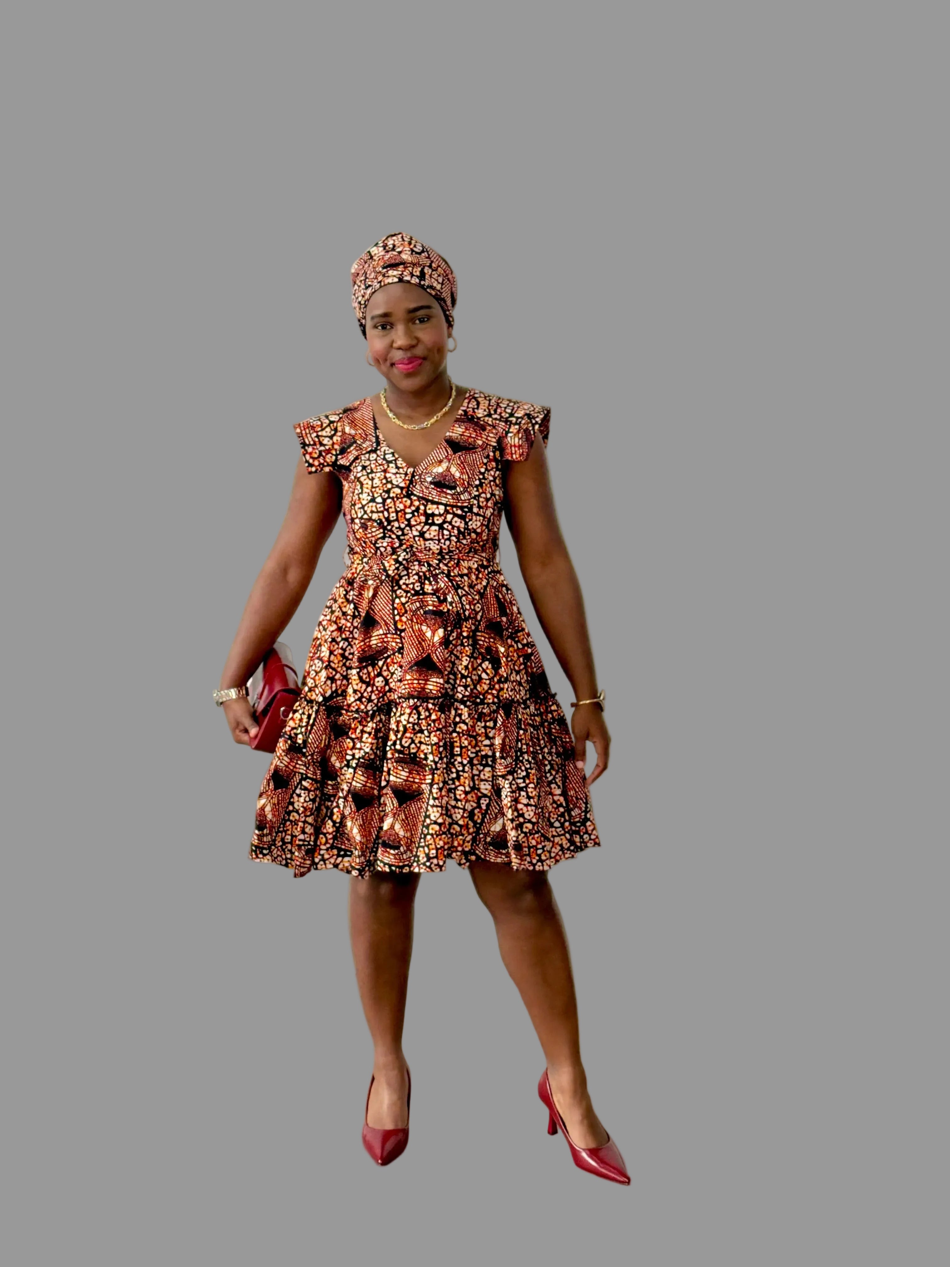 ZAWADI ANKARA DRESS FRA102