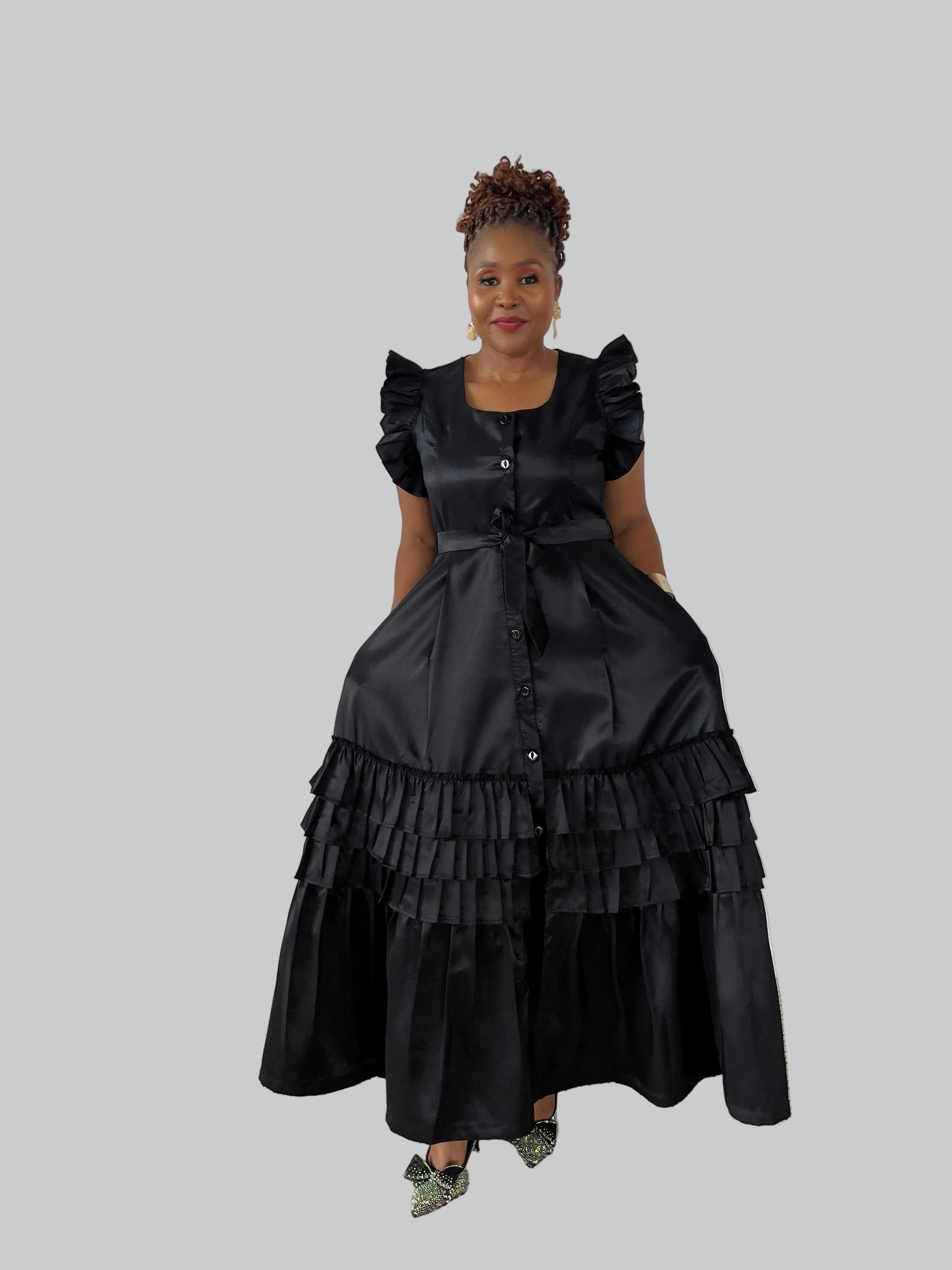Black Thuli Dress FR1096