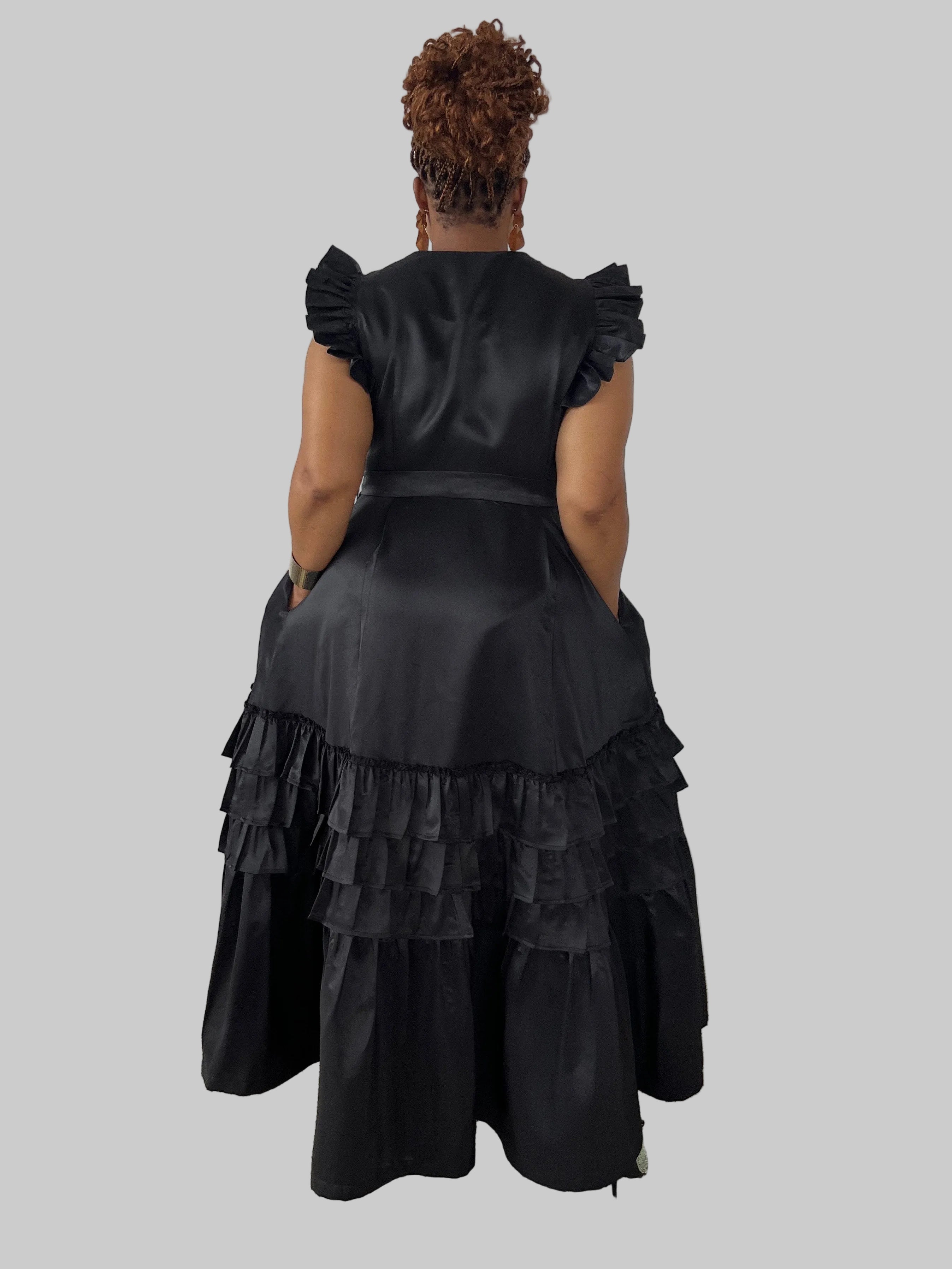 Black Thuli Dress FR1096