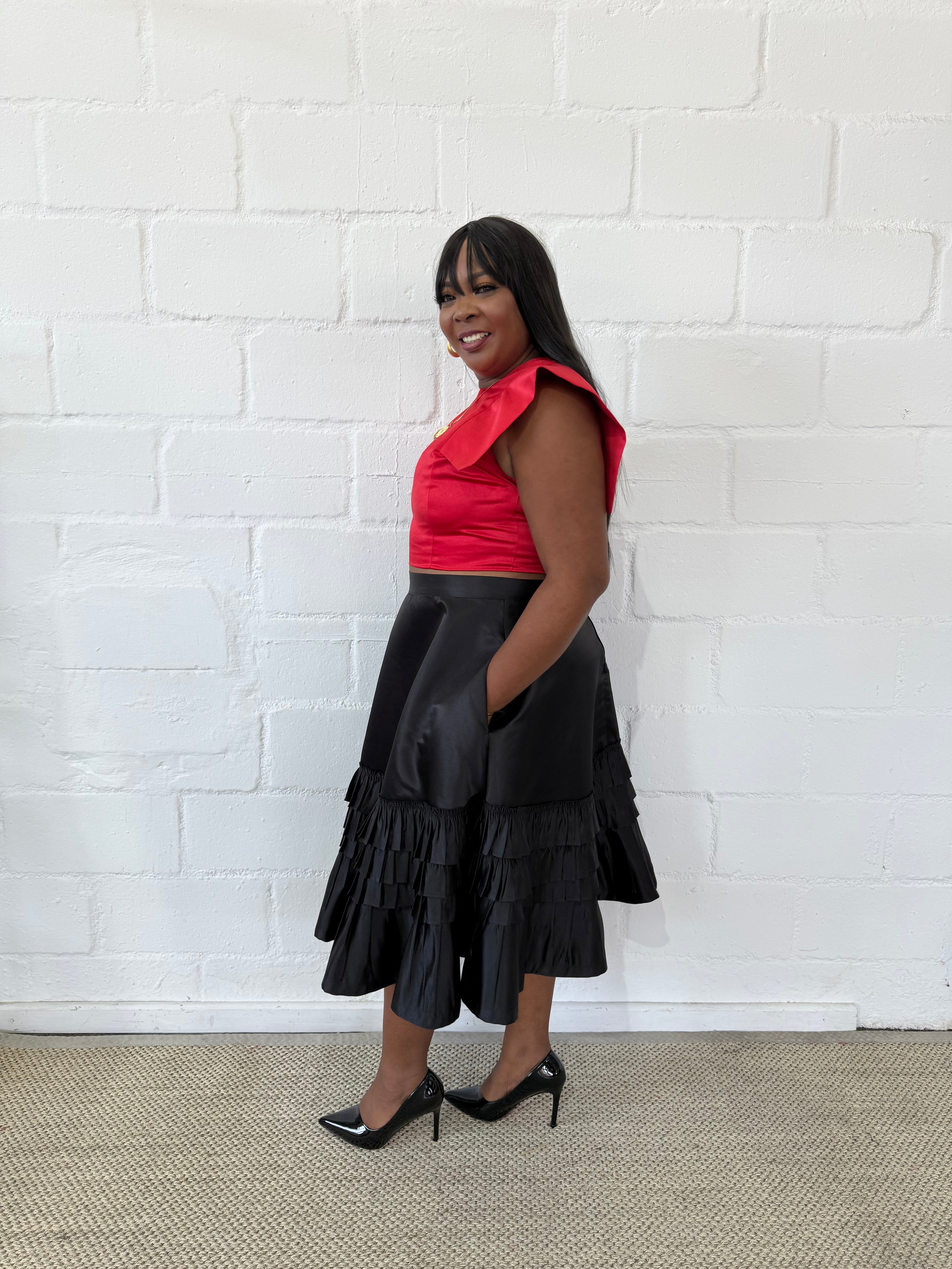 RED VALENTINE TOP - LOVE IN EVERY THREAD COLLECTION