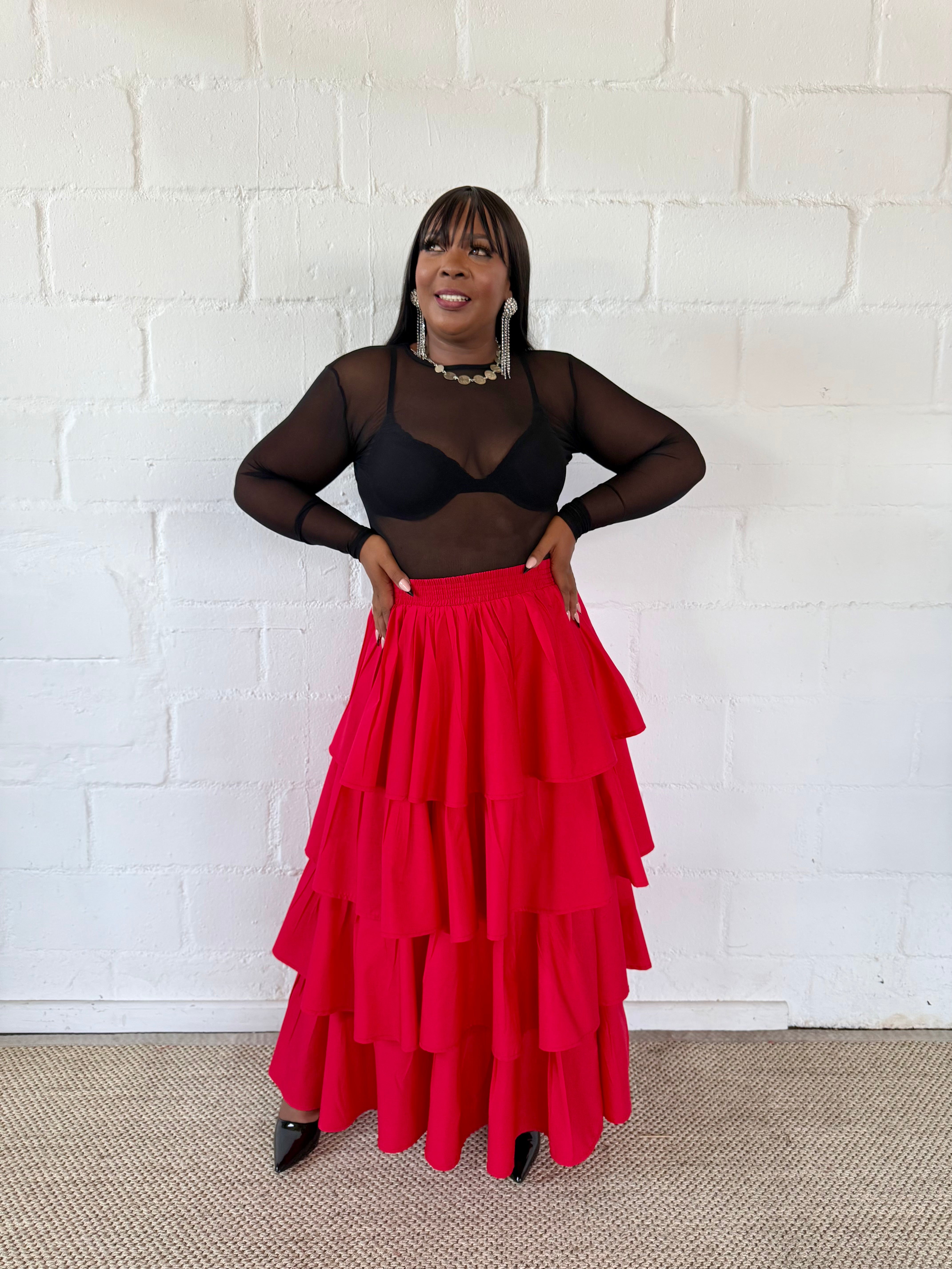 BLACK MESH TOP - LOVE IN EVERY THREAD COLLECTION