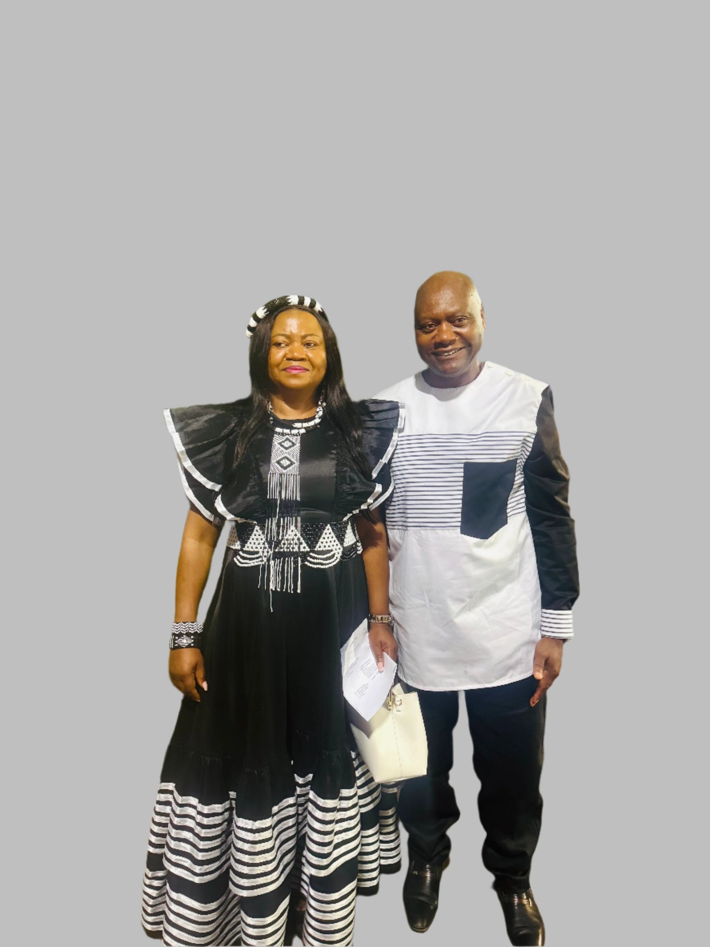 BLACK/WHITE NOBUHLE DRESS