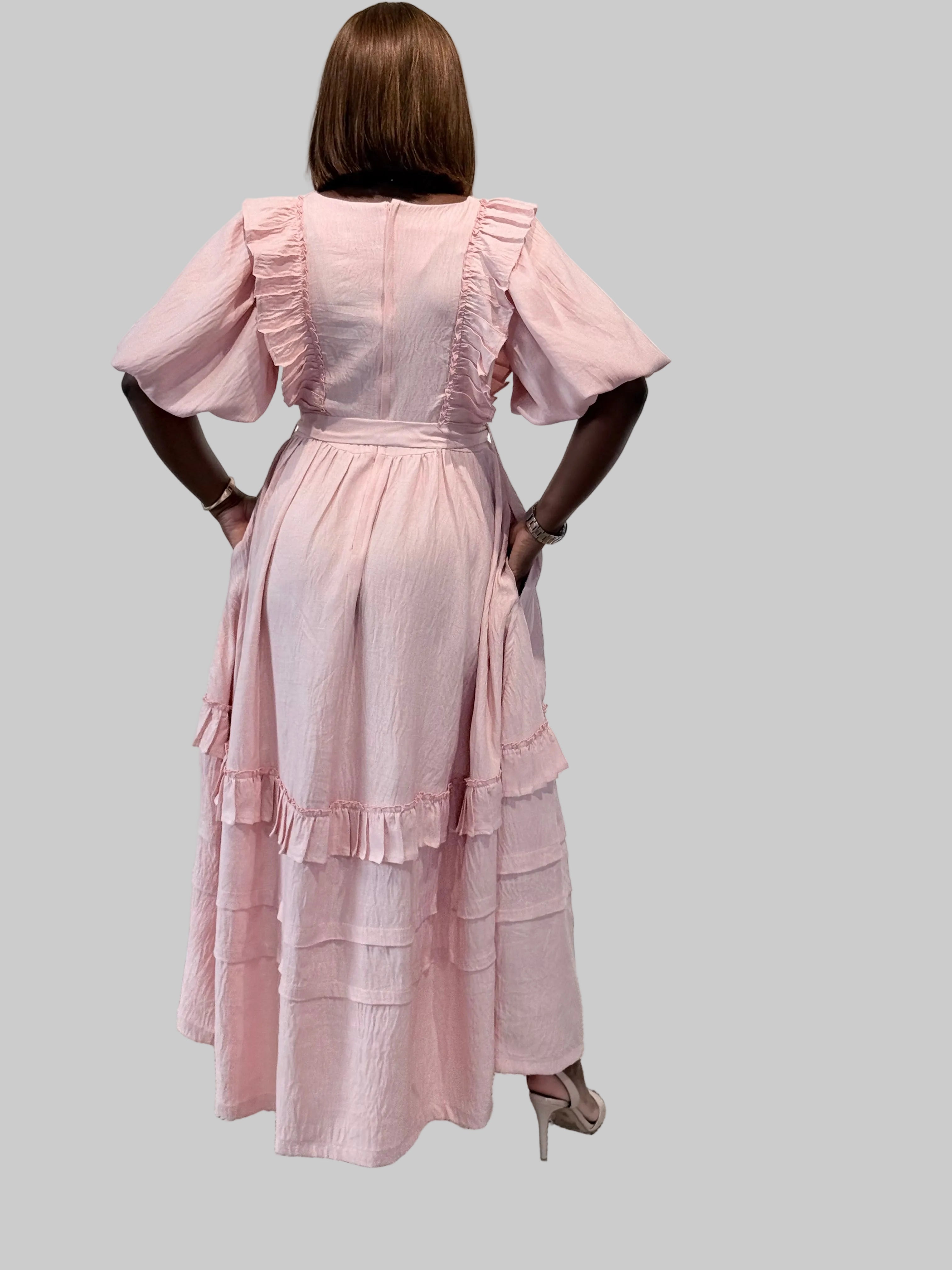 PINK NYOTA DRESS FR1082