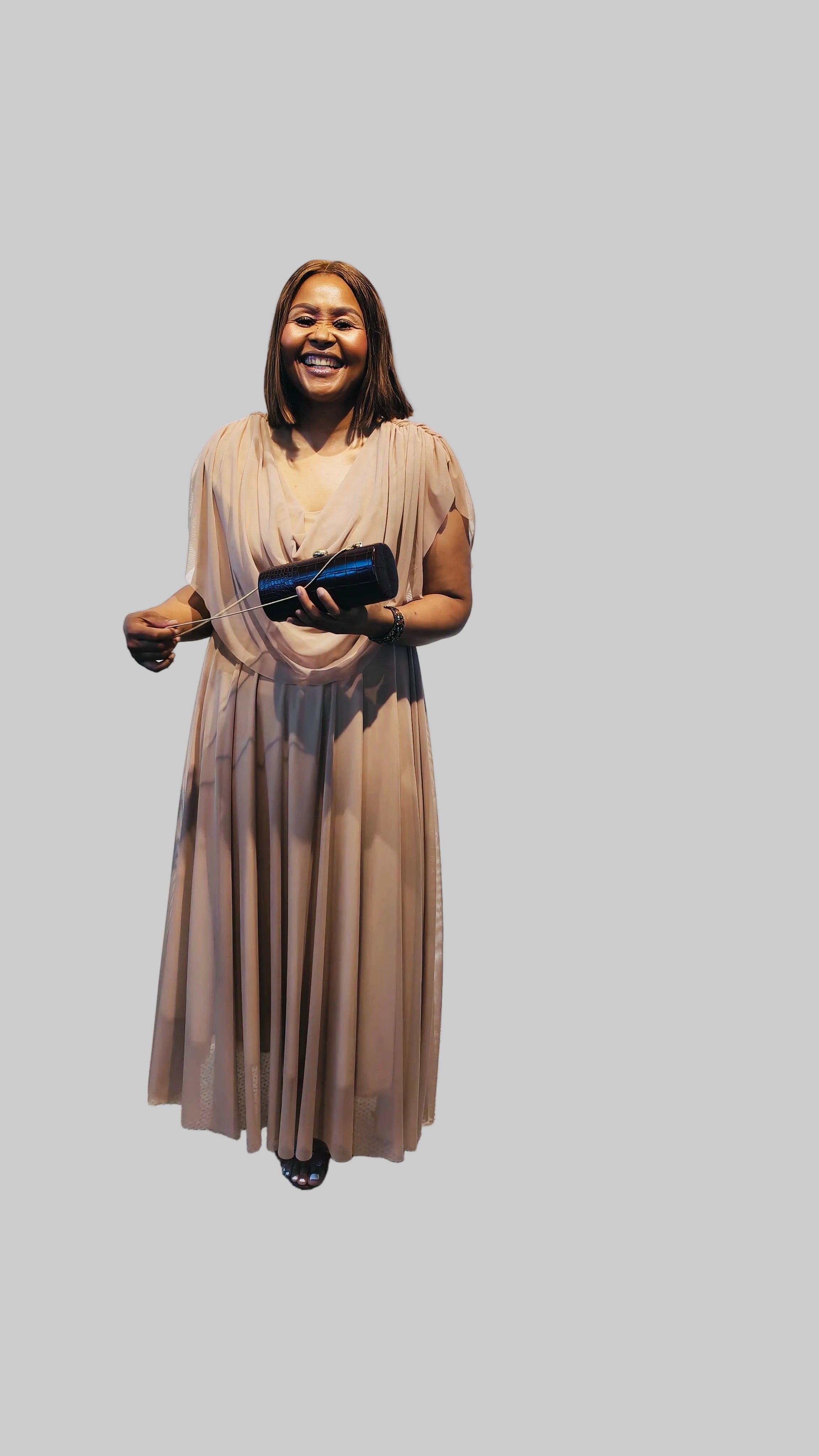 Stone Nino Maxi Mesh Dress – Flowy Elegant Dress for Church & Occasions | FRIDA