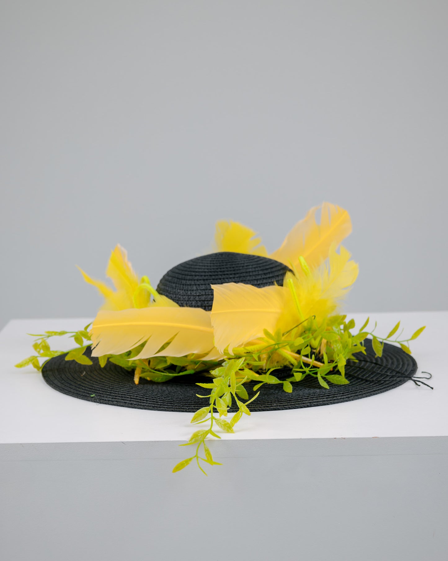 BLACK/LIME/YELLOW SUN HAT