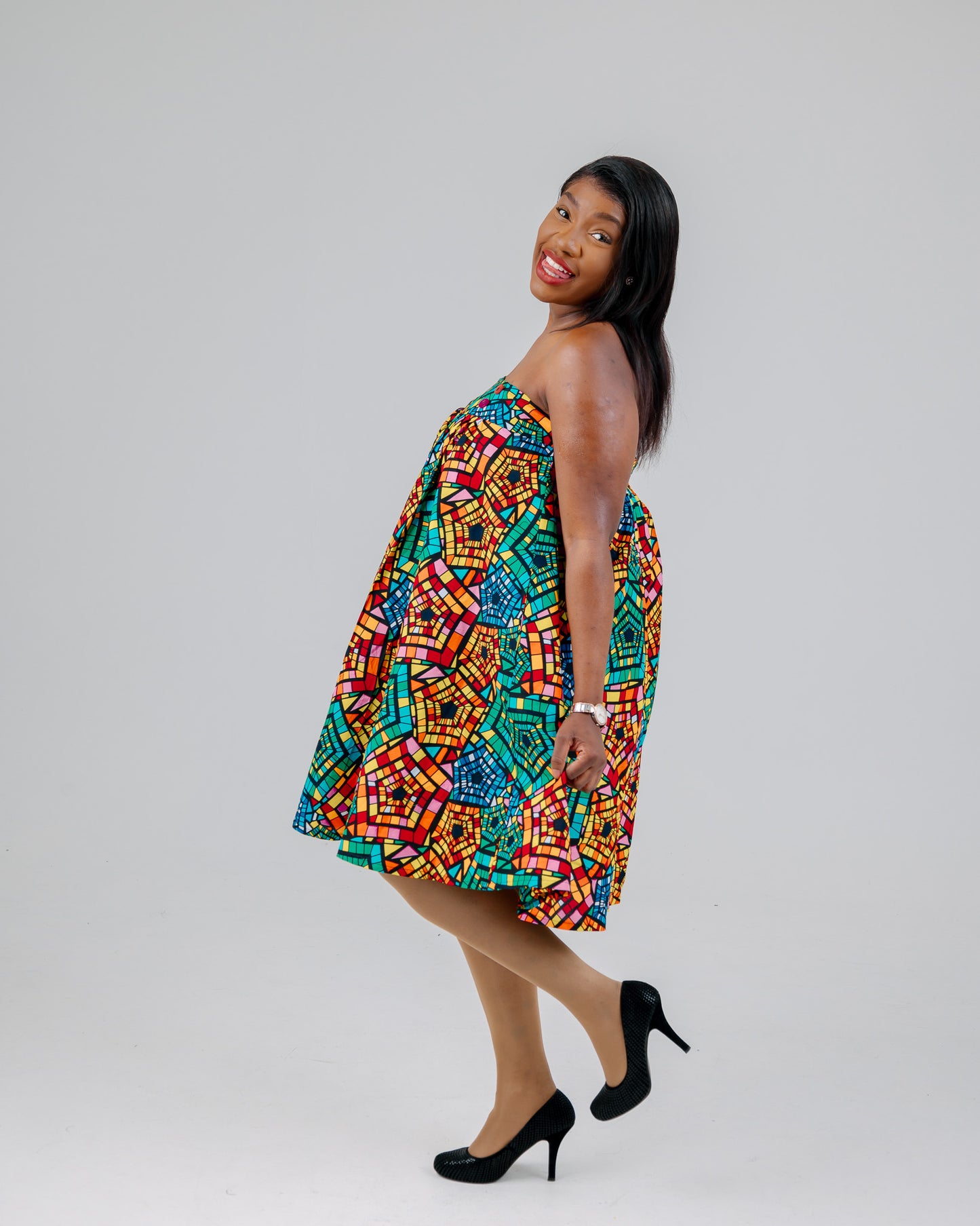 MULTICOLOR INFINITE DRESS