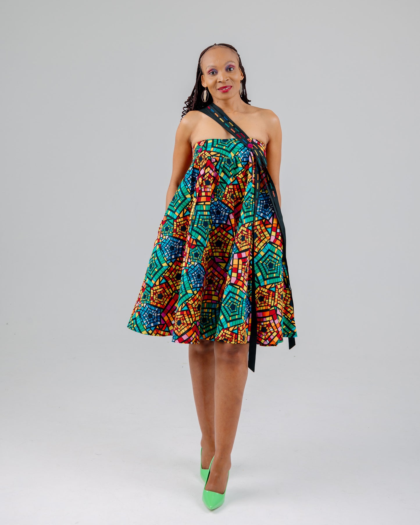 MULTICOLOR INFINITE DRESS