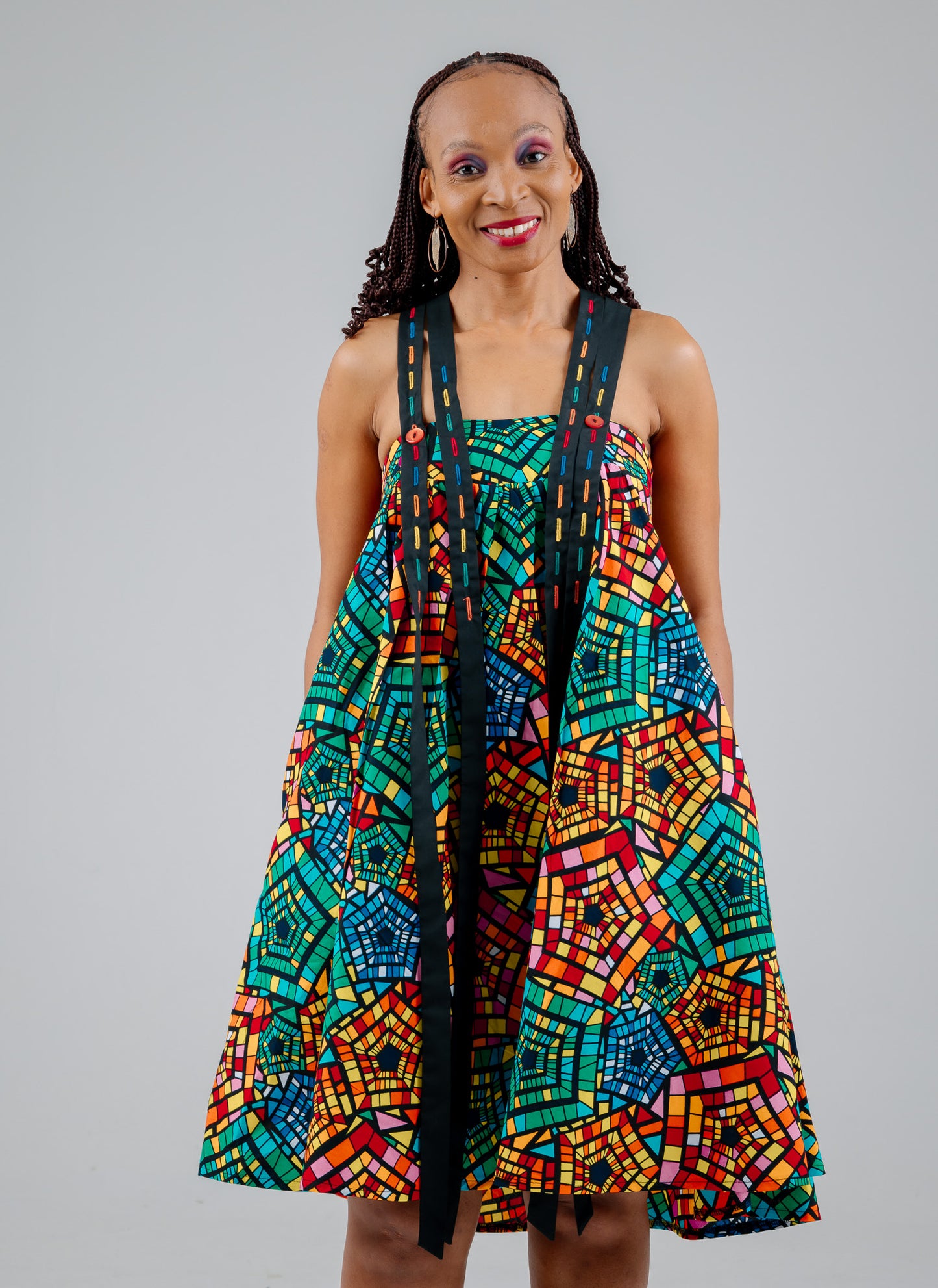 MULTICOLOR INFINITE DRESS