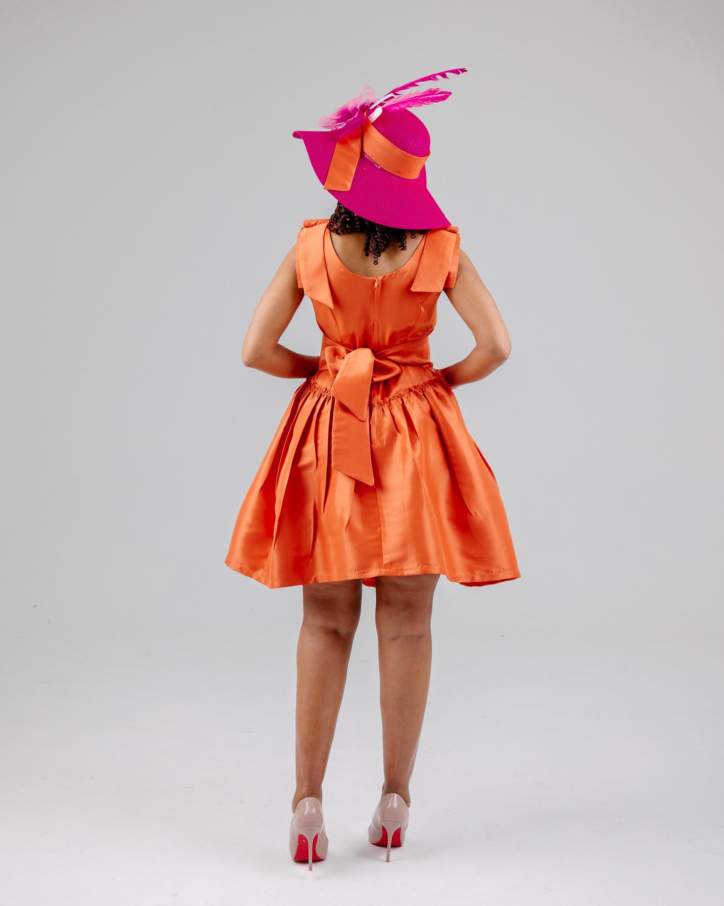 ORANGE AYANDA DRESS