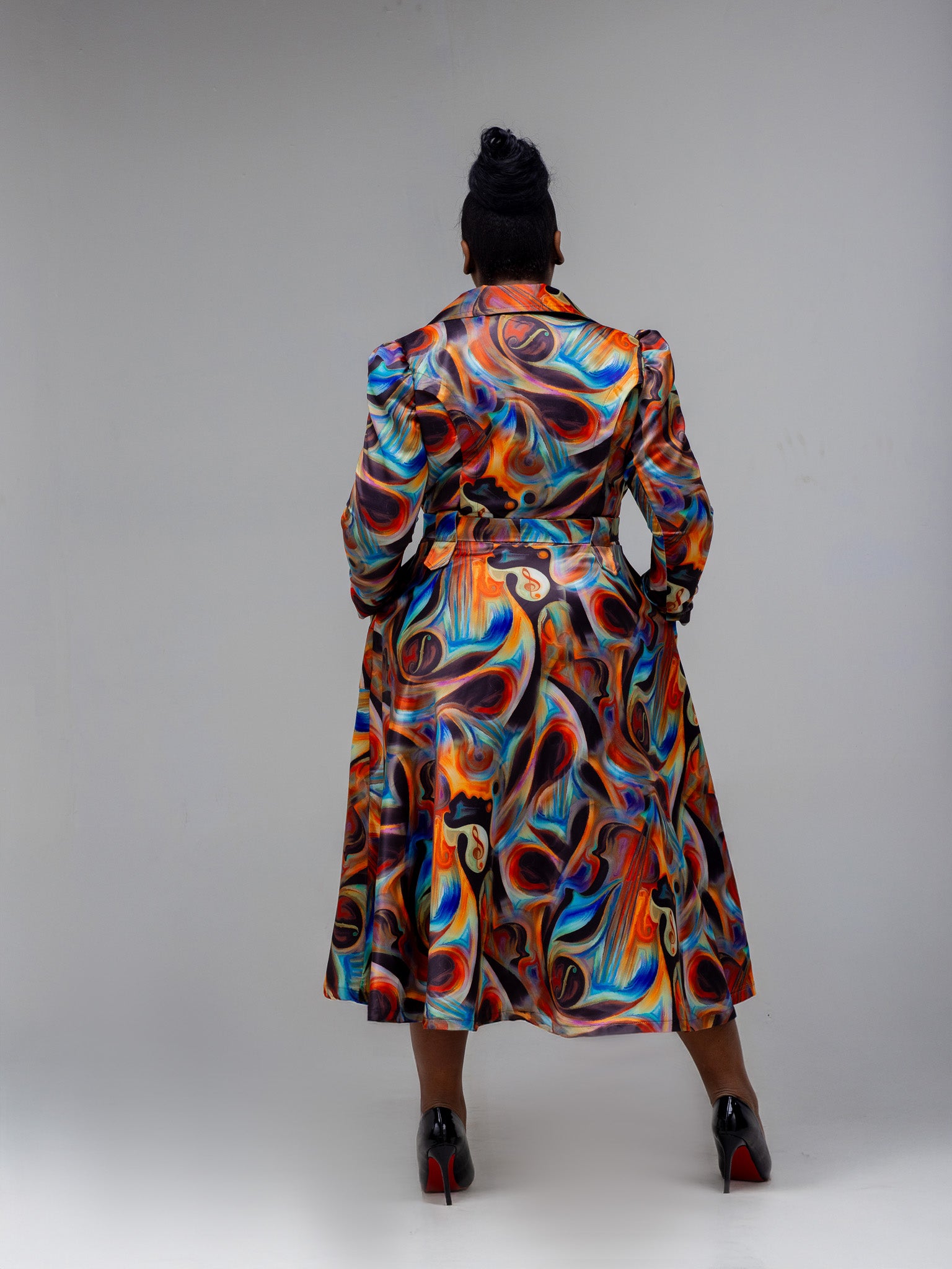 Multicolor Princess Coat Dress FR1144