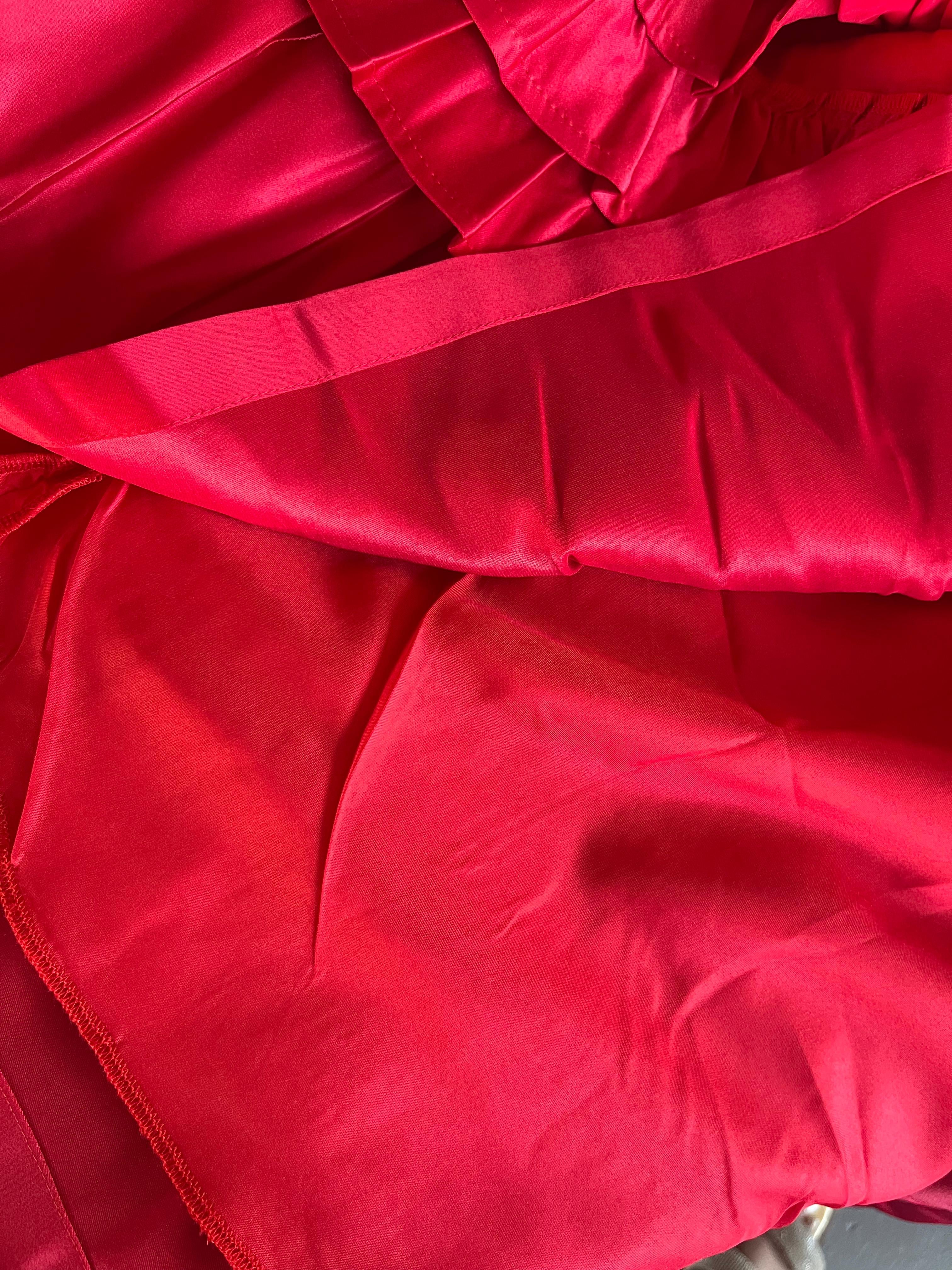 FR1118 RED VALENTINE SKIRT