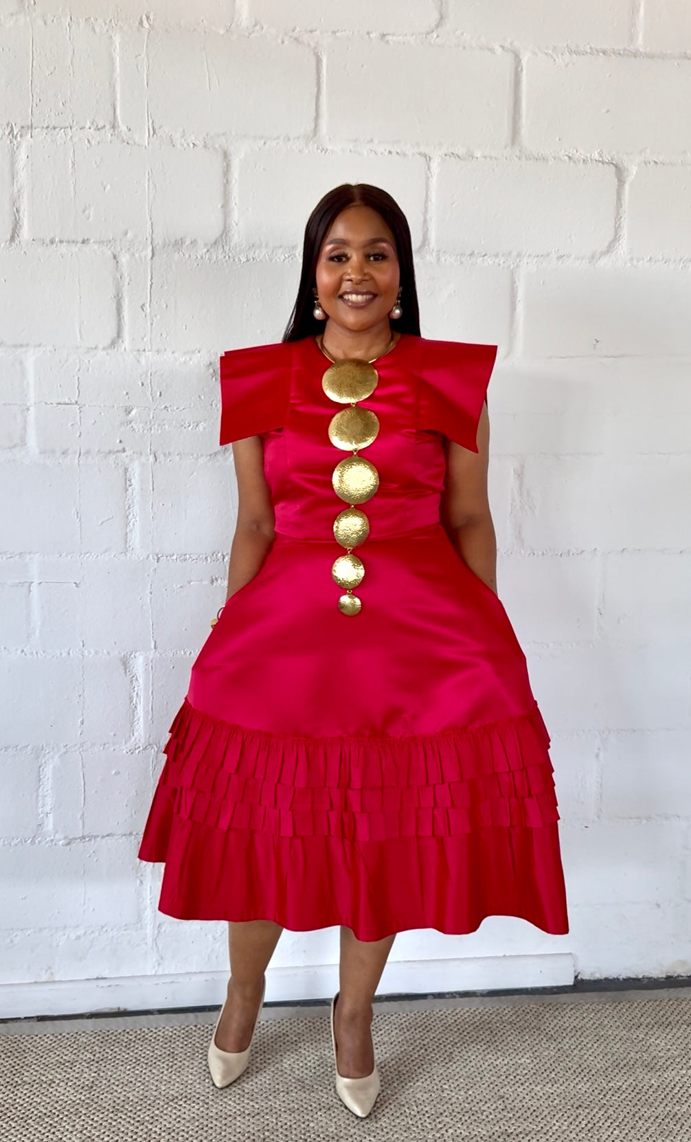 RED VALENTINE TOP - LOVE IN EVERY THREAD COLLECTION