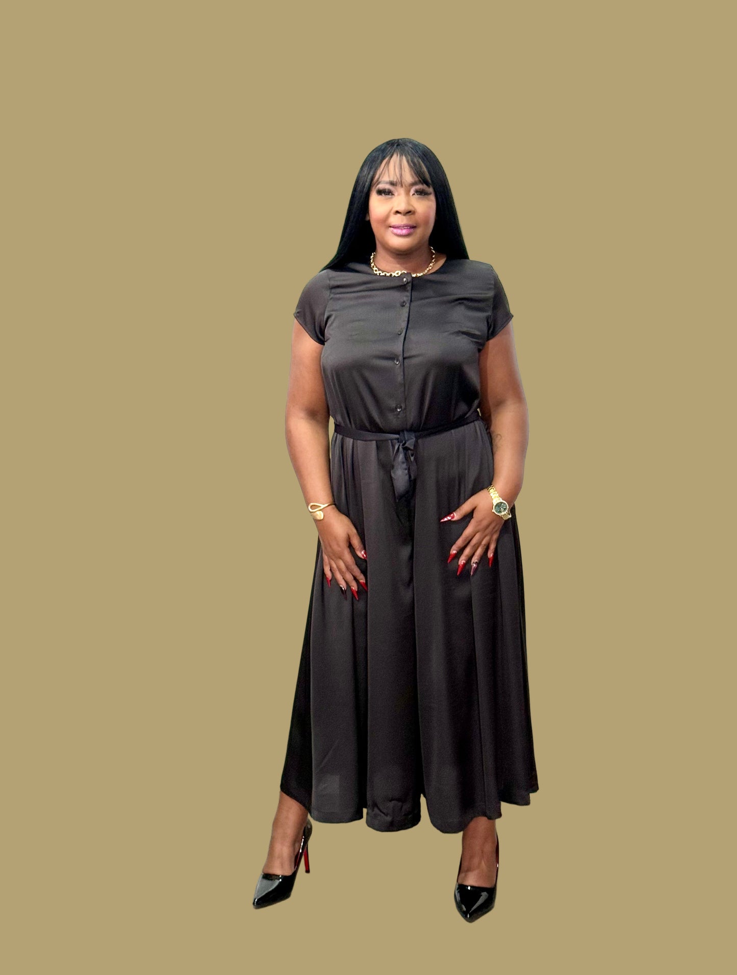 FR1086 BLACK JUMPSUIT