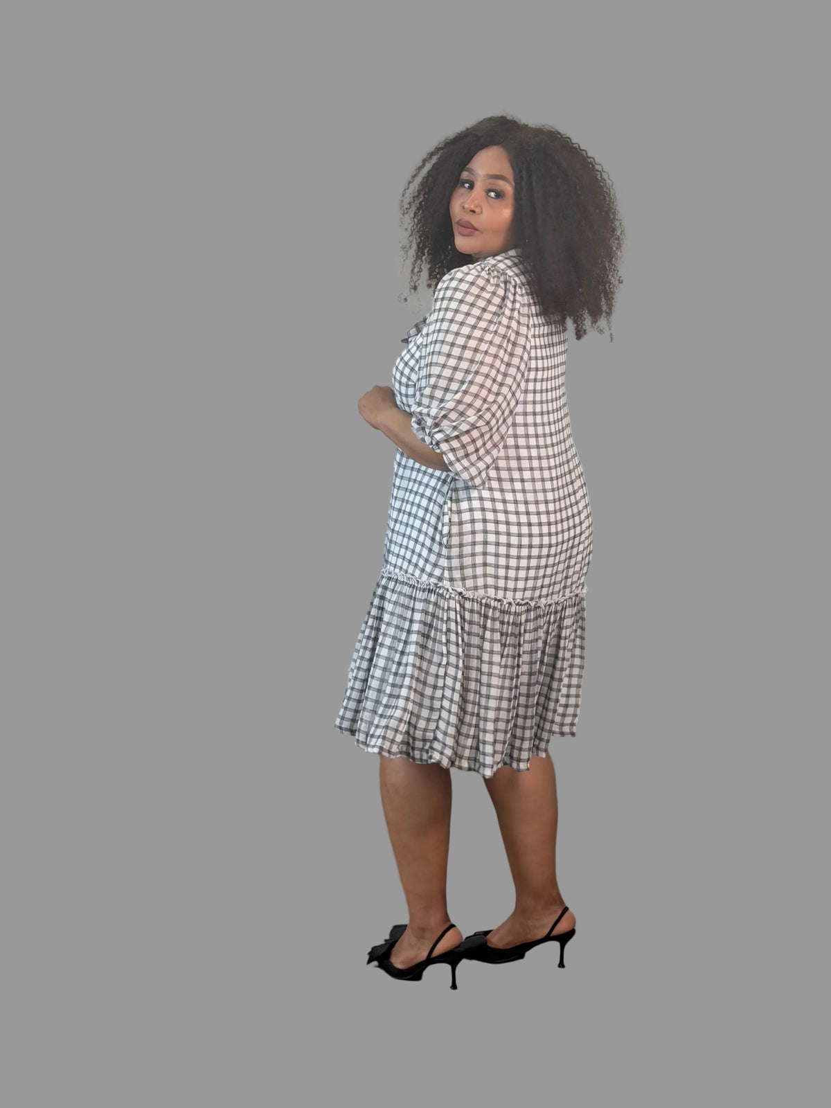White/Black mini gridi nolan  FR1203