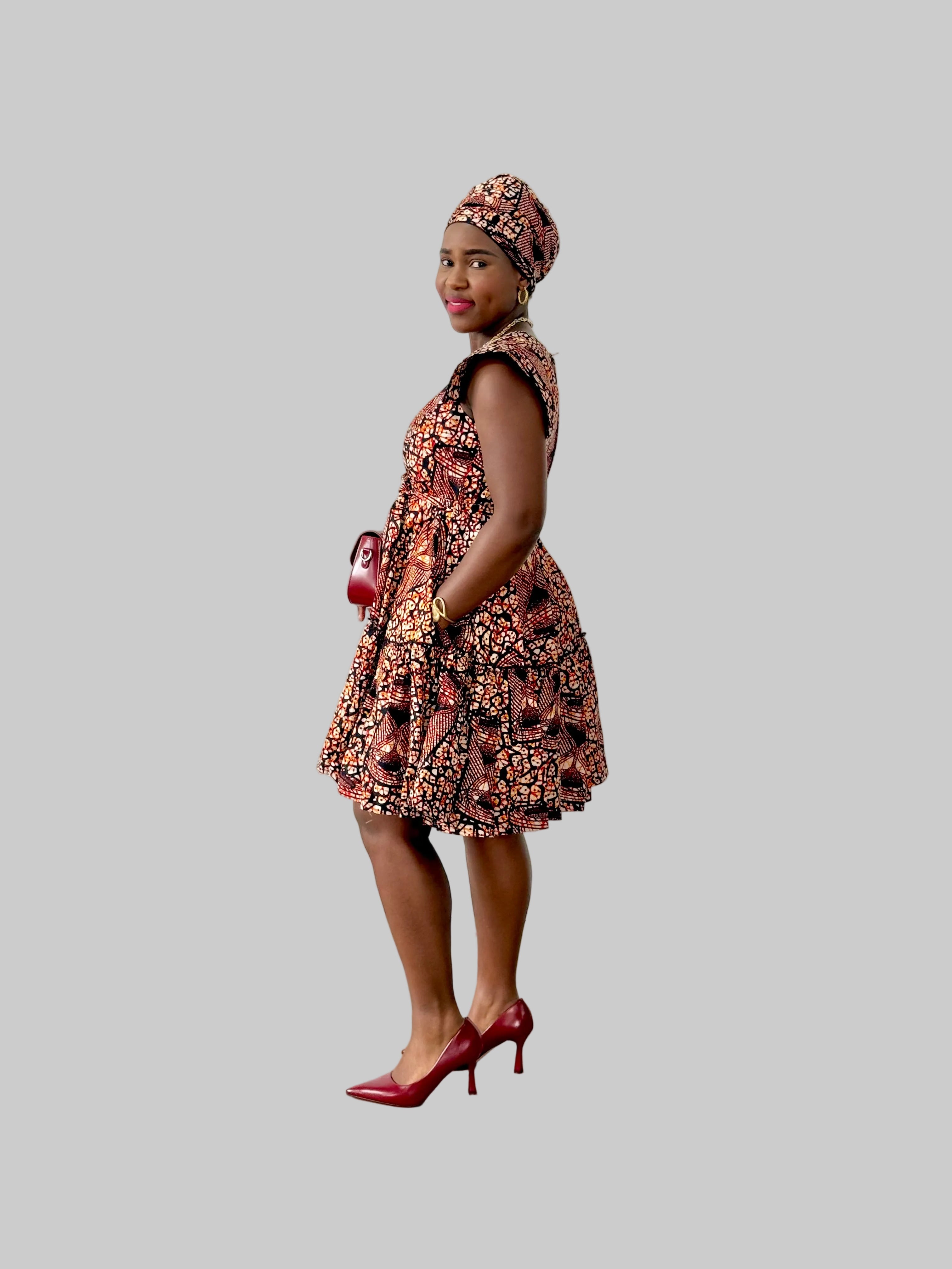 ZAWADI ANKARA DRESS FRA102