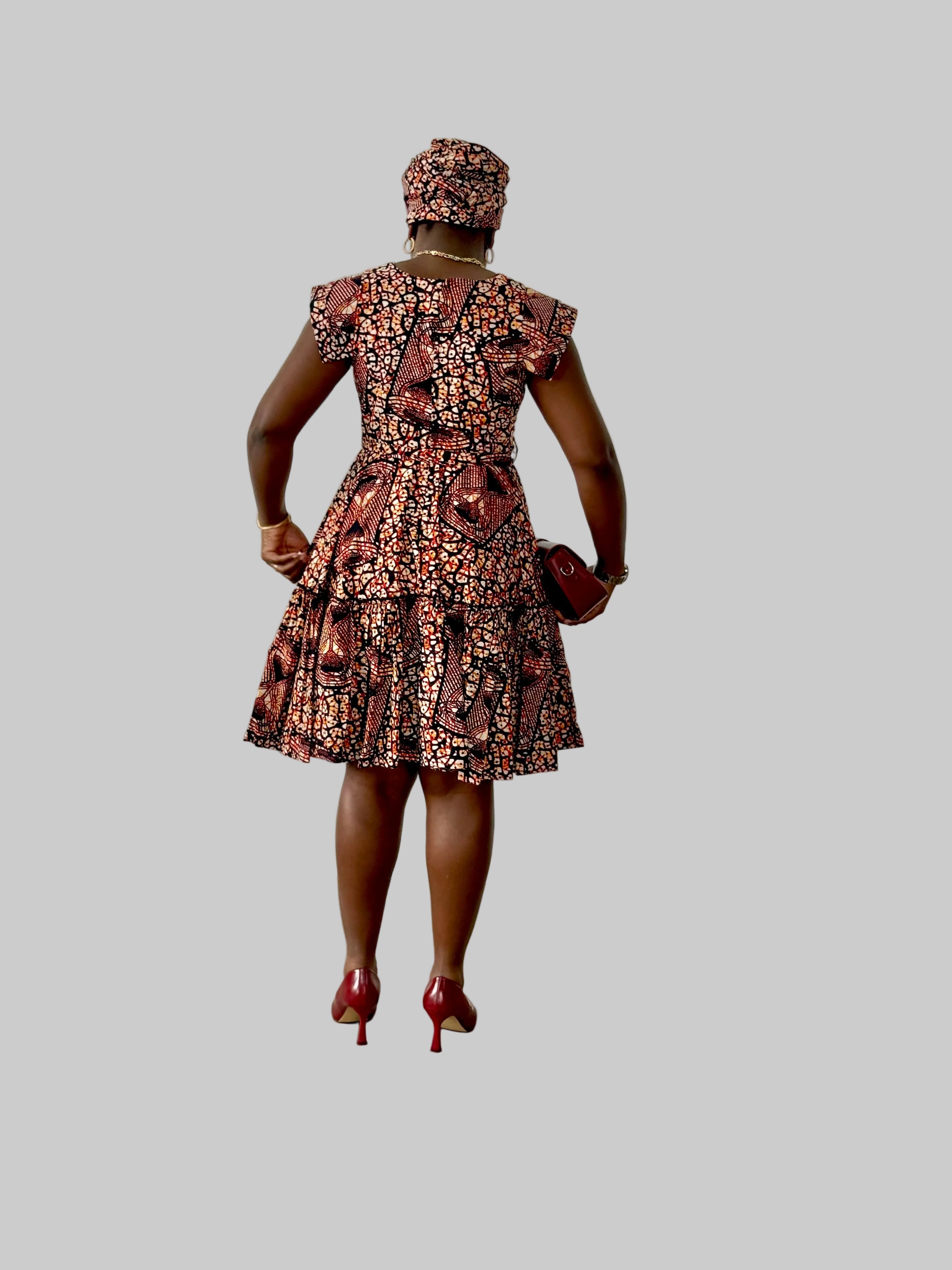 ZAWADI ANKARA DRESS FRA102
