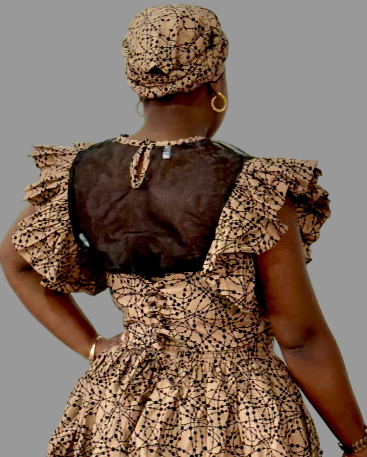 Set of Ankara Bustier Layered Dress FR1173