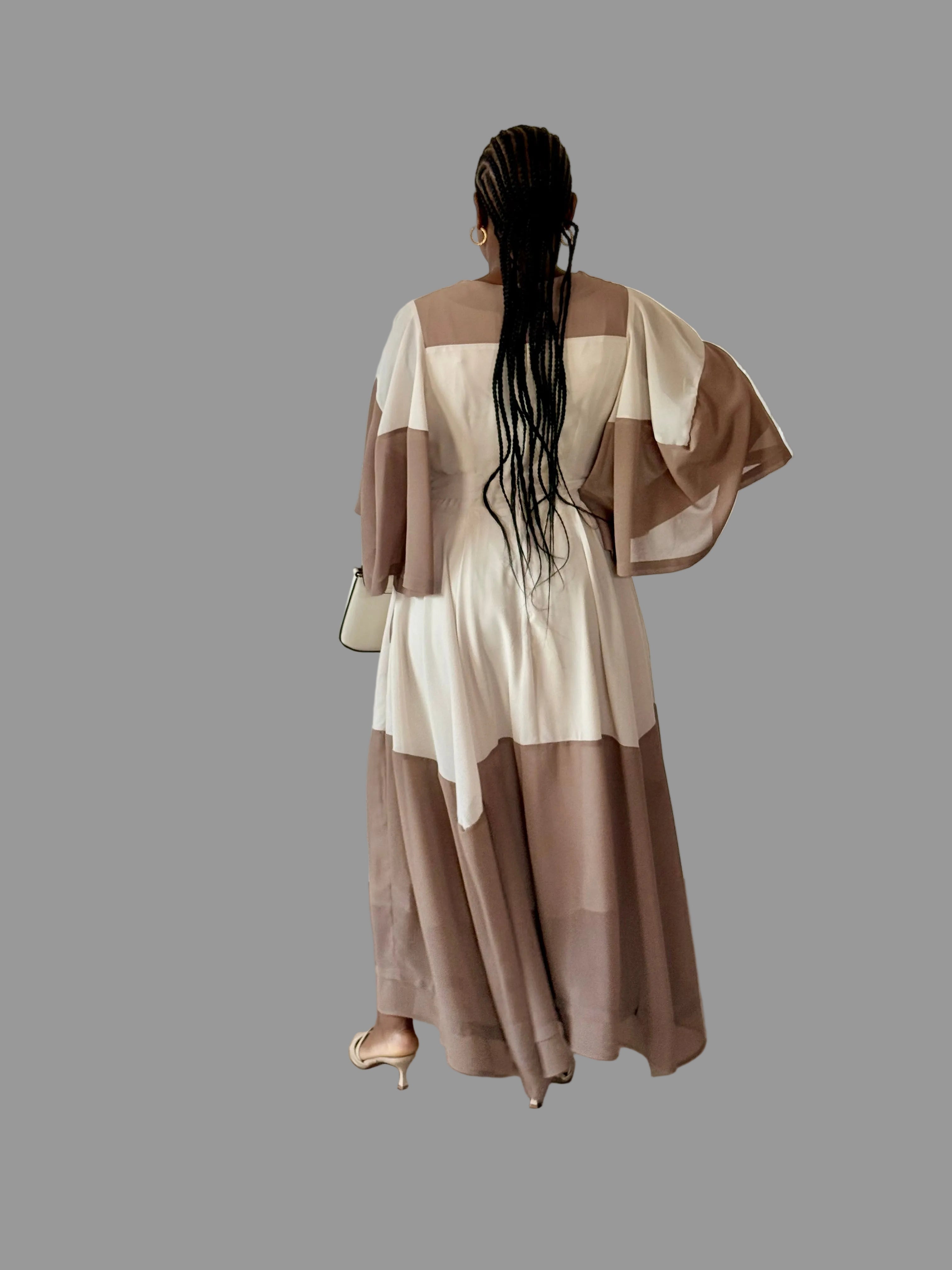 Brown/Cream Monica Dress FR1177