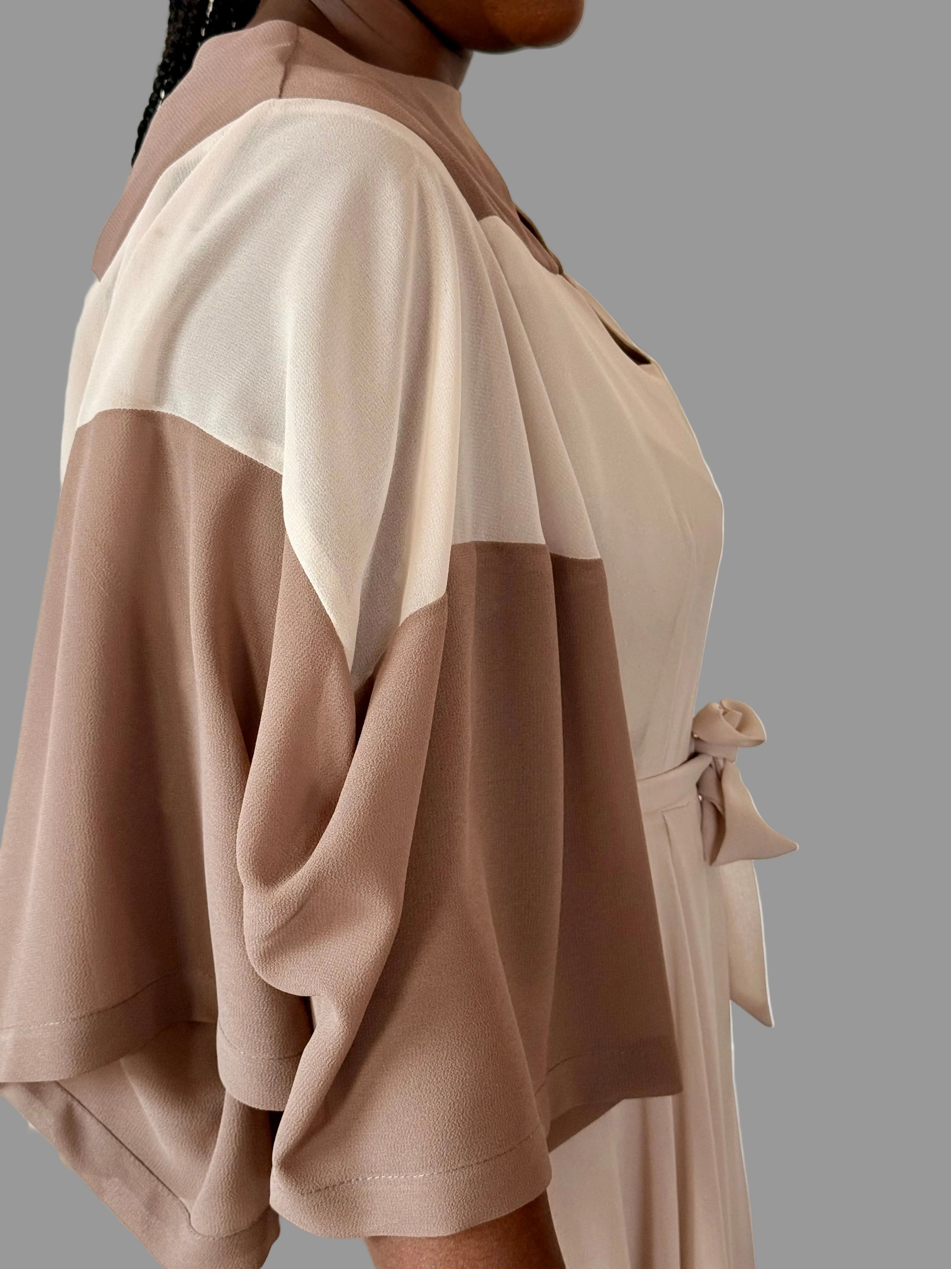 Brown/Cream Monica Dress FR1177