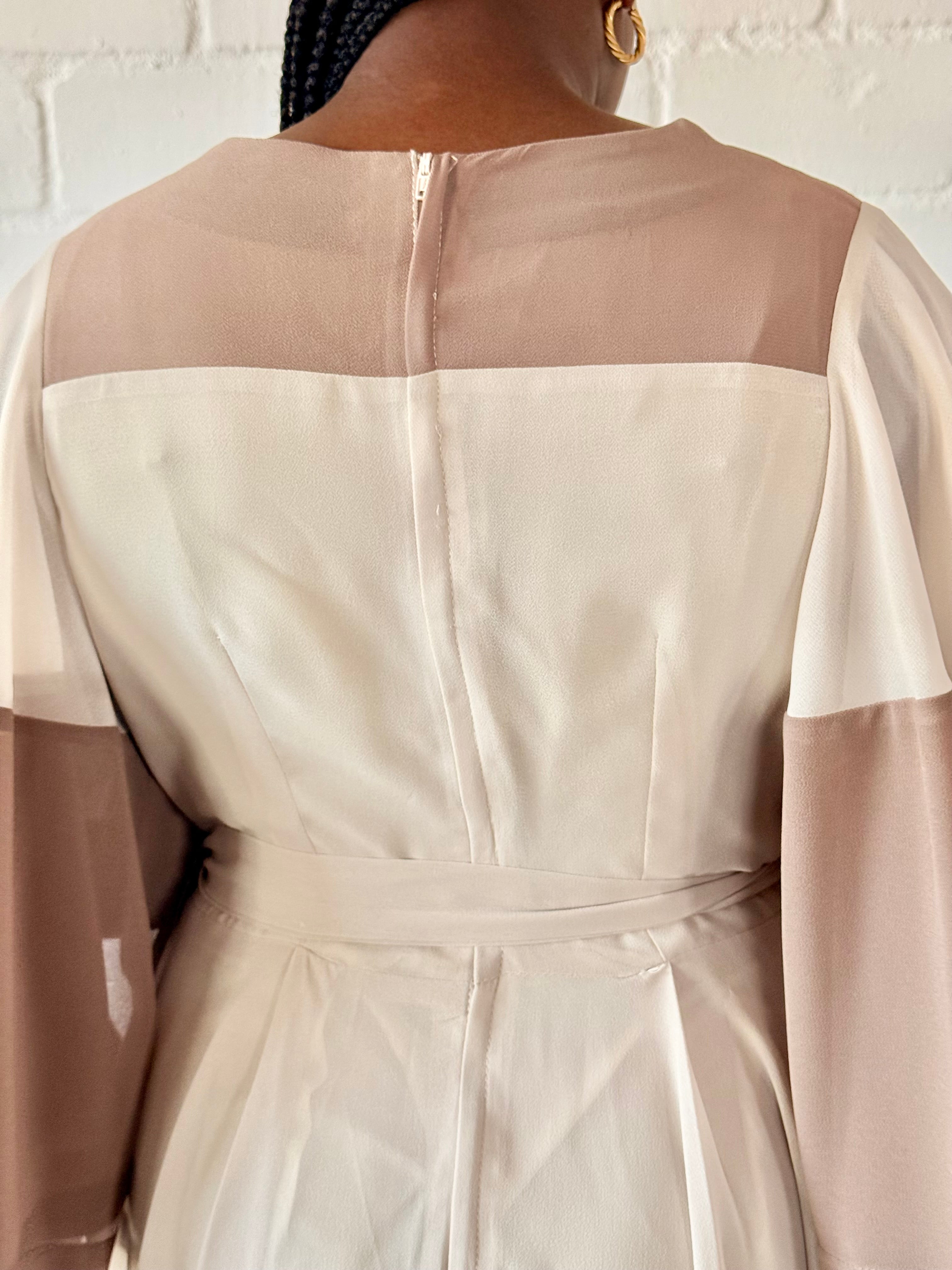 Brown/Cream Monica Dress FR1177