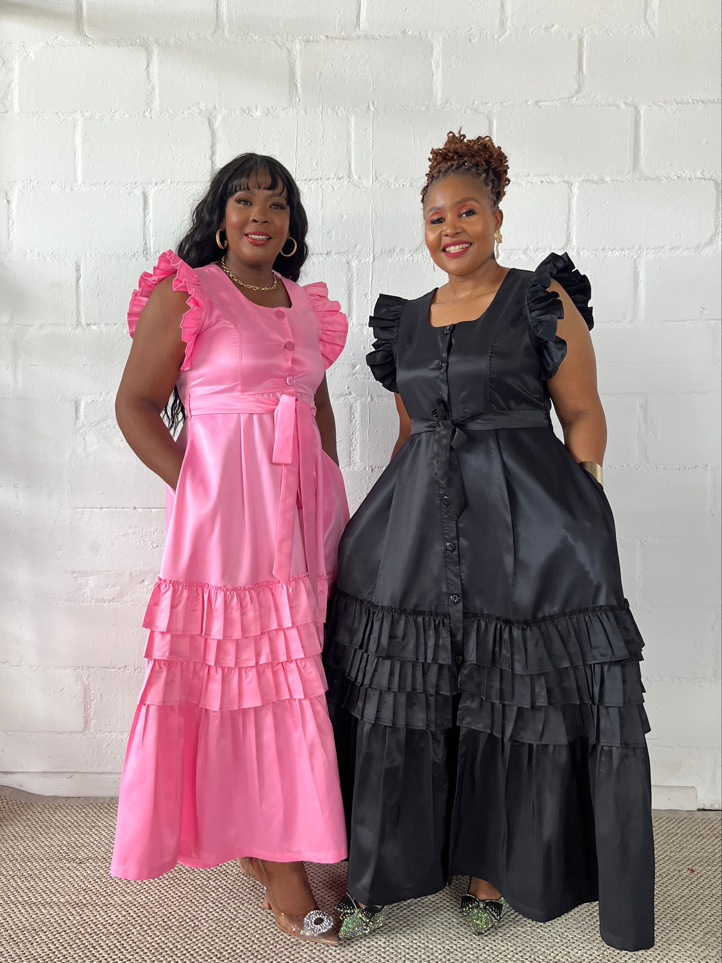 FR1097 PINK THULI DRESS