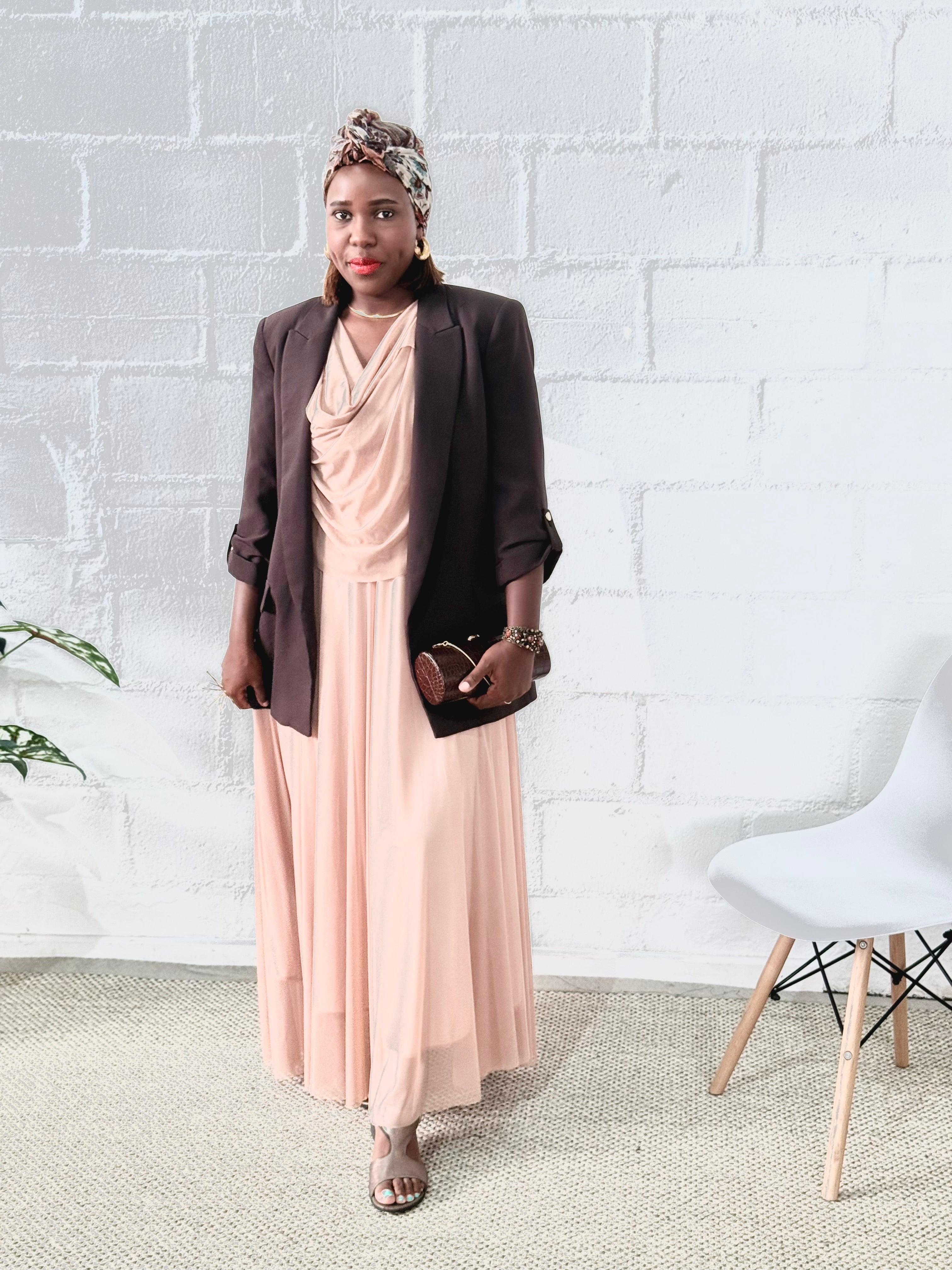 Stone Nino Maxi Mesh Dress – Flowy Elegant Dress for Church & Occasions | FRIDA