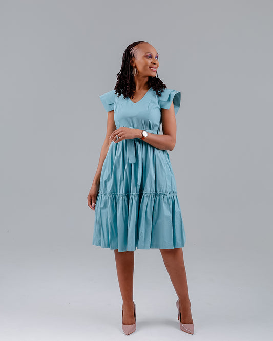 LIGHT BLUE NALA DRESS