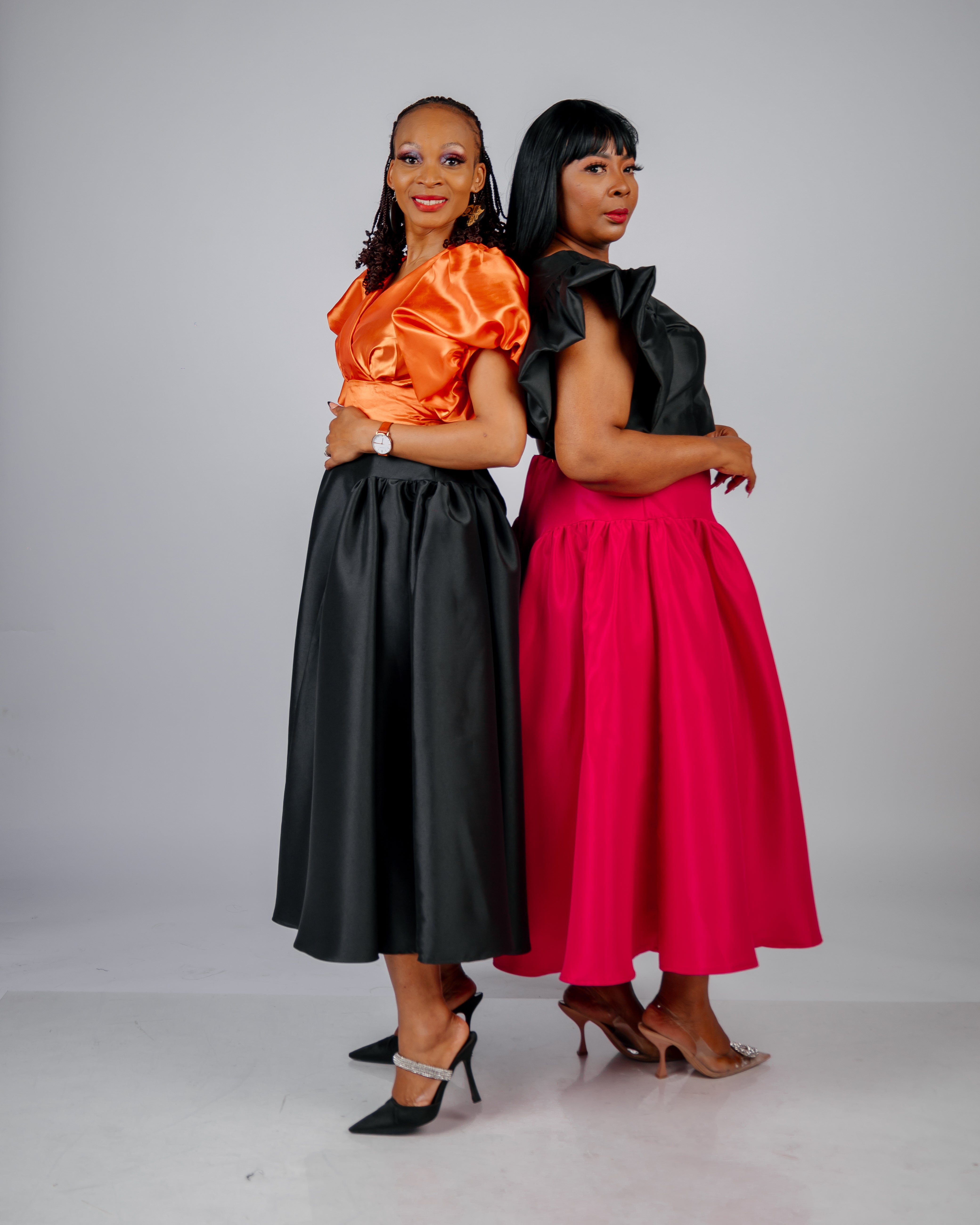 FR1055 BLACK TEE SKIRT