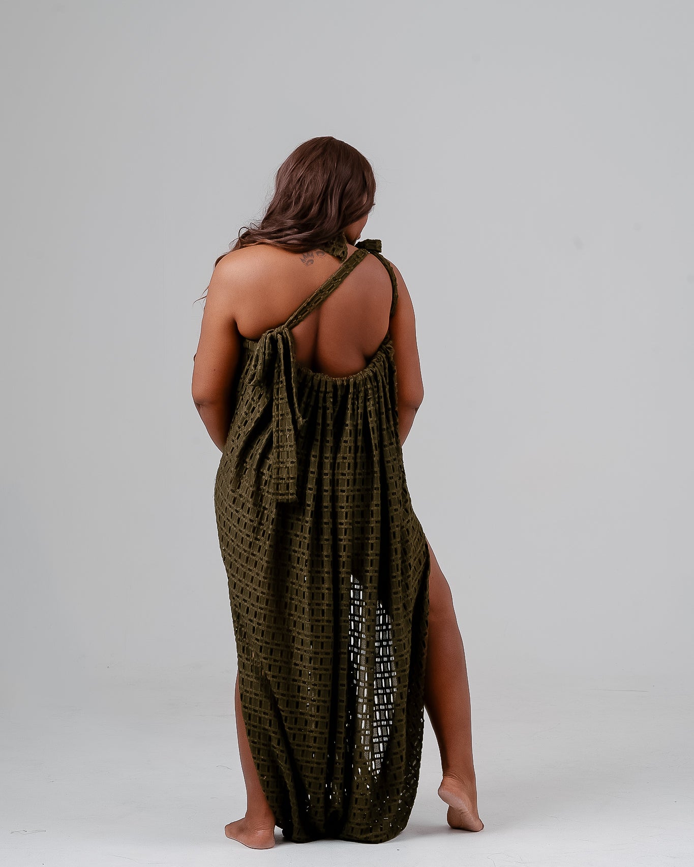 OLIVE LACE ROMPER