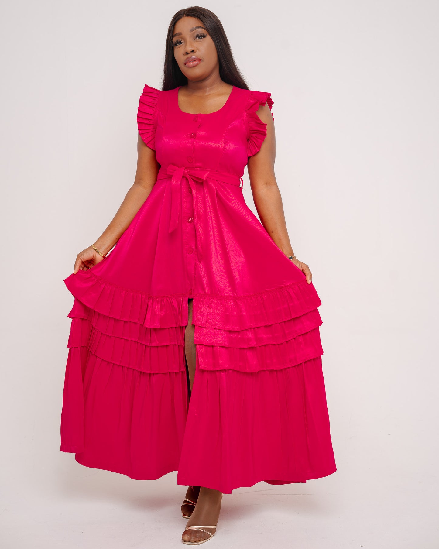 CERISE PINK THULI DRESS