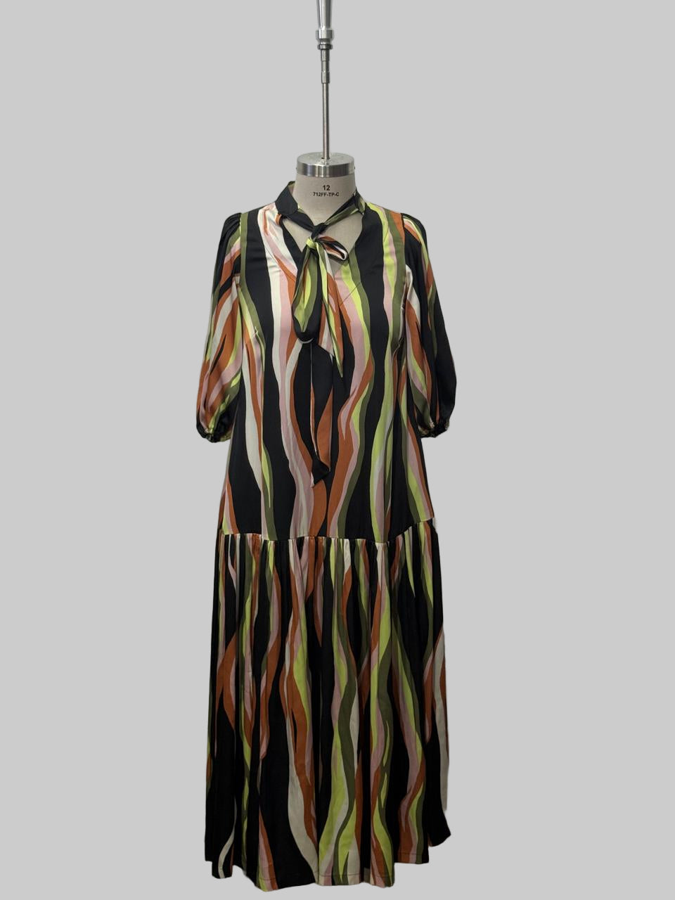 FR92 MULTICOLOR GIPSY DRESS