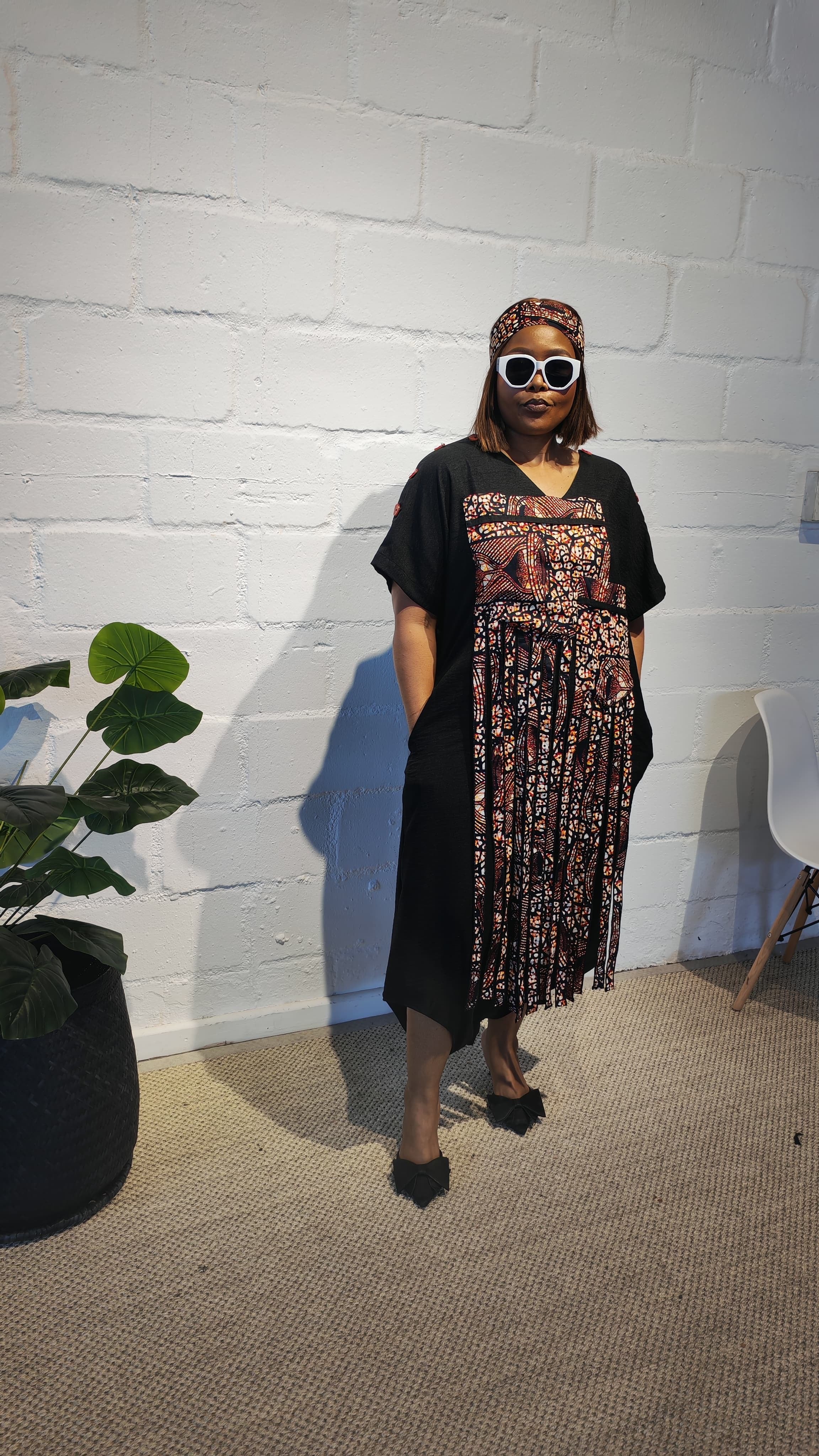 Set of African Inspired Jumper and Turban FR1130