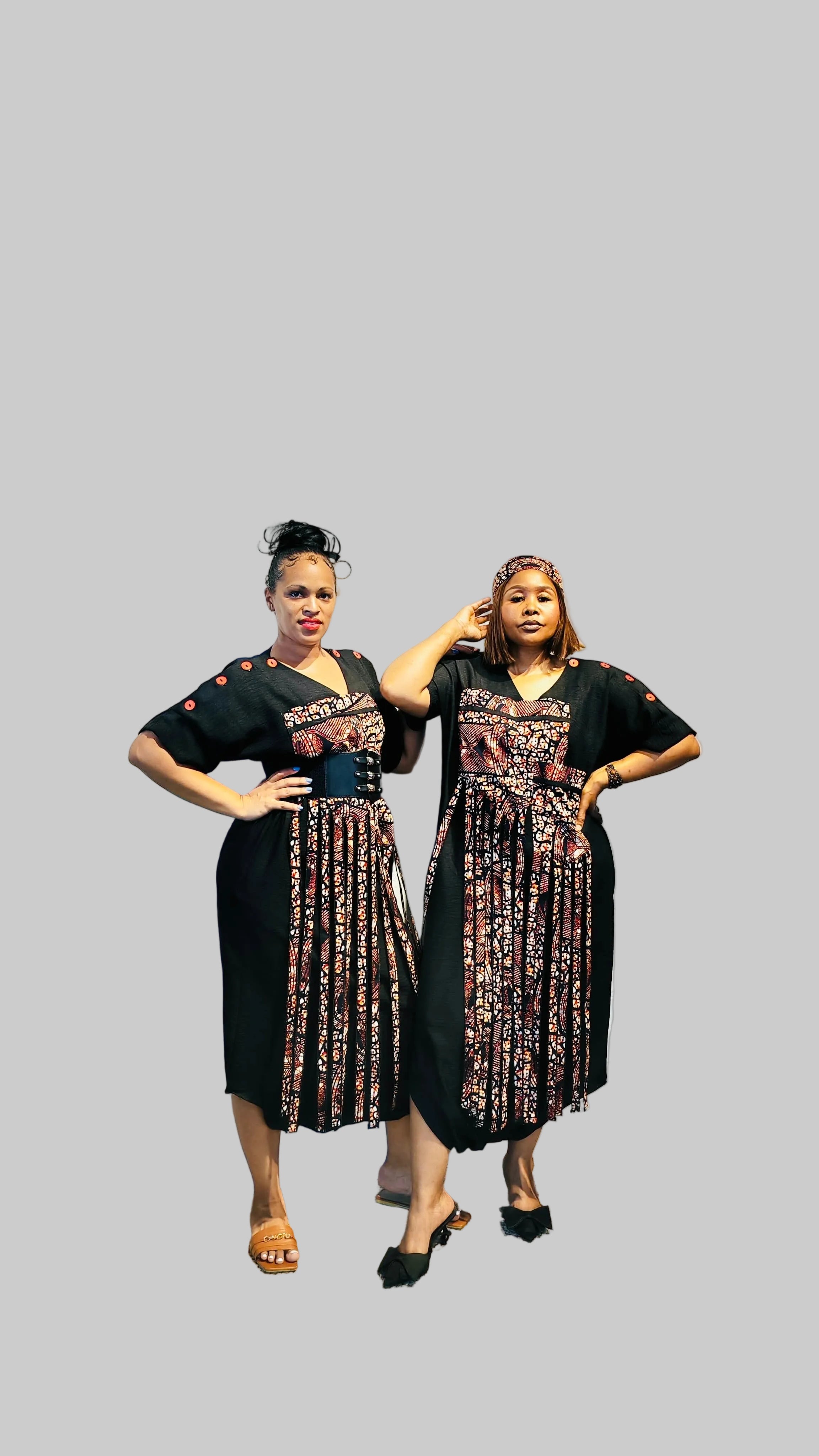Set of African Inspired Jumper and Turban FR1130