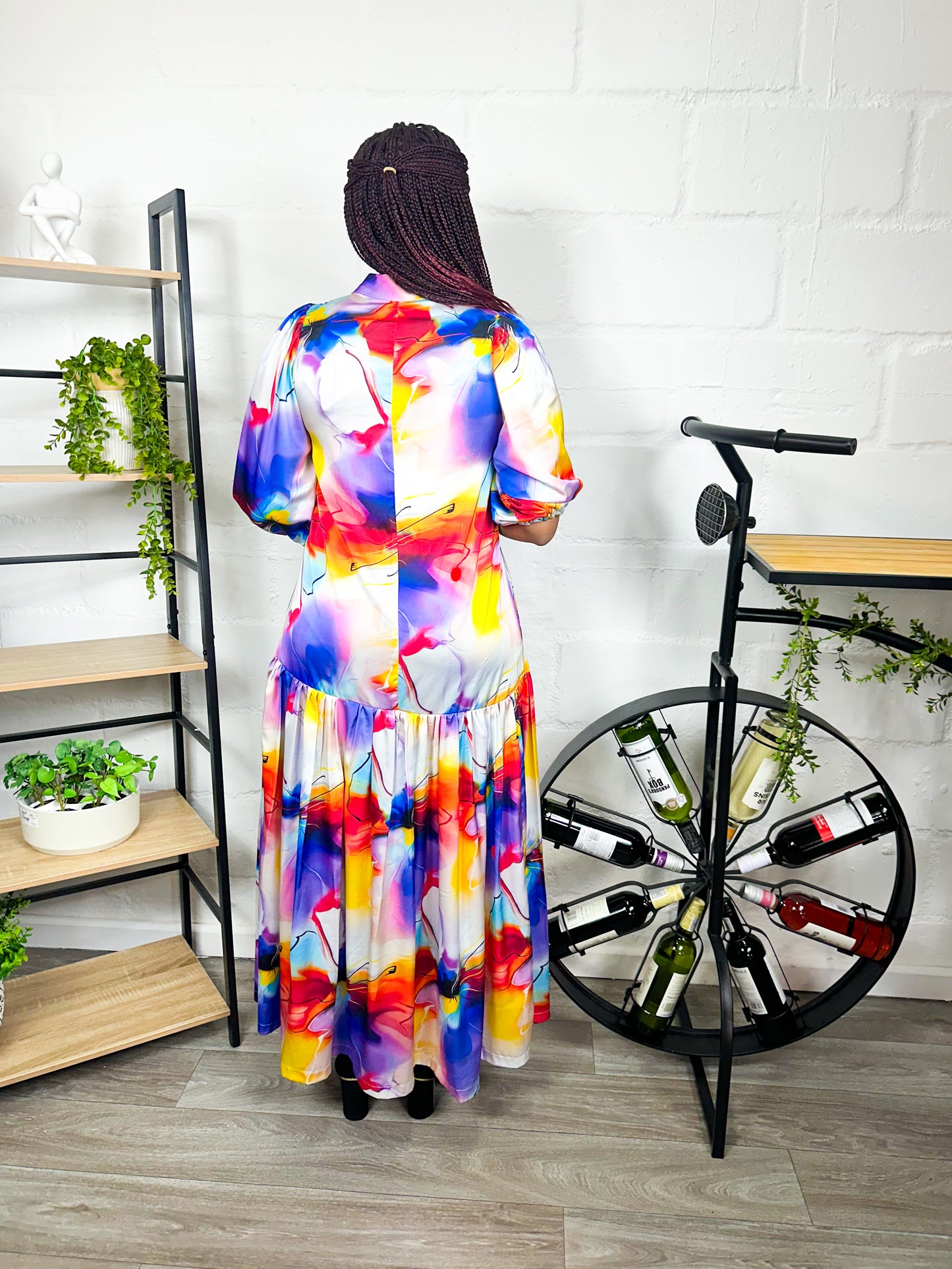 MULTICOLOR MAXI NOLAN DRESS